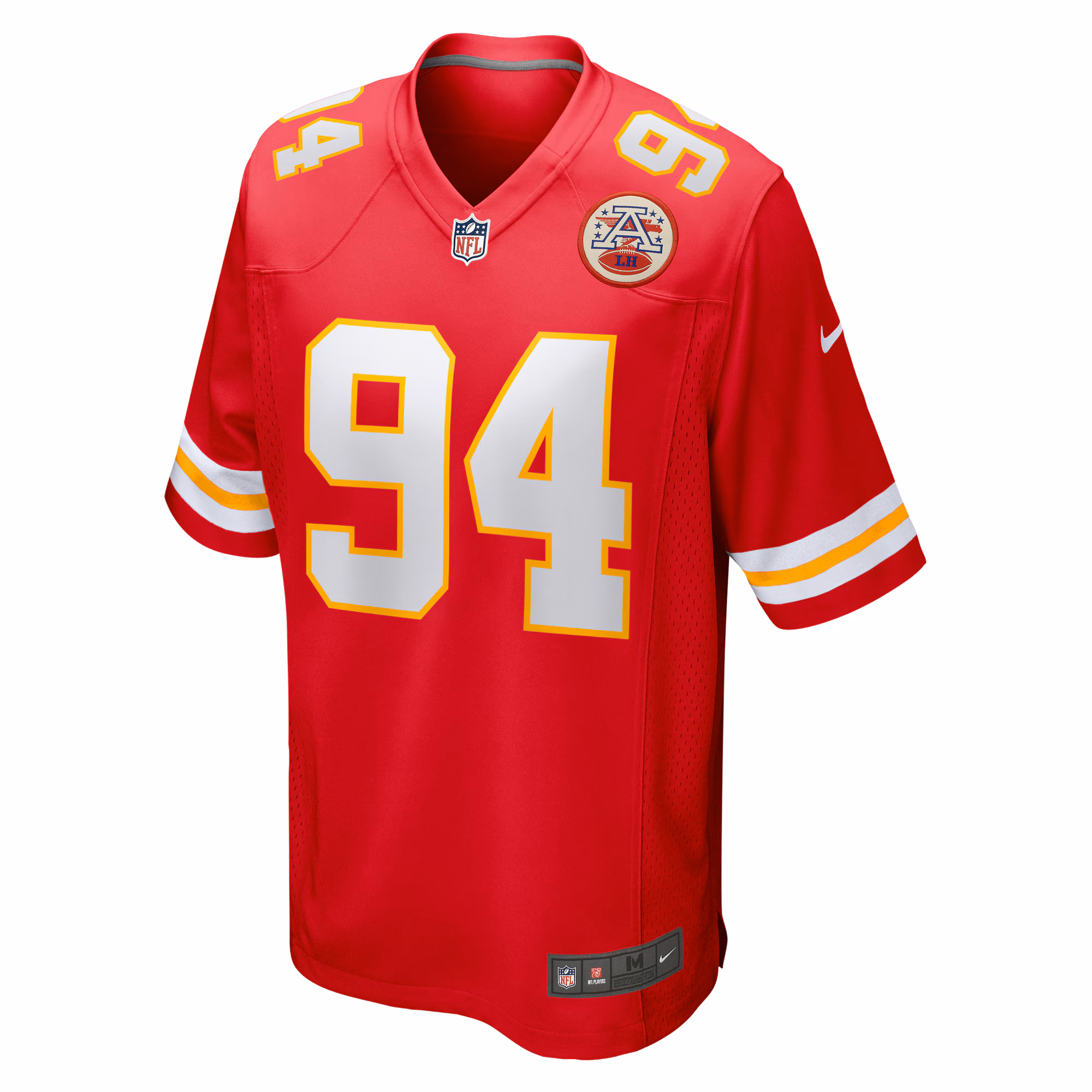 Men's Kansas City Chiefs Malik Herring  Red Team Game Player Jersey