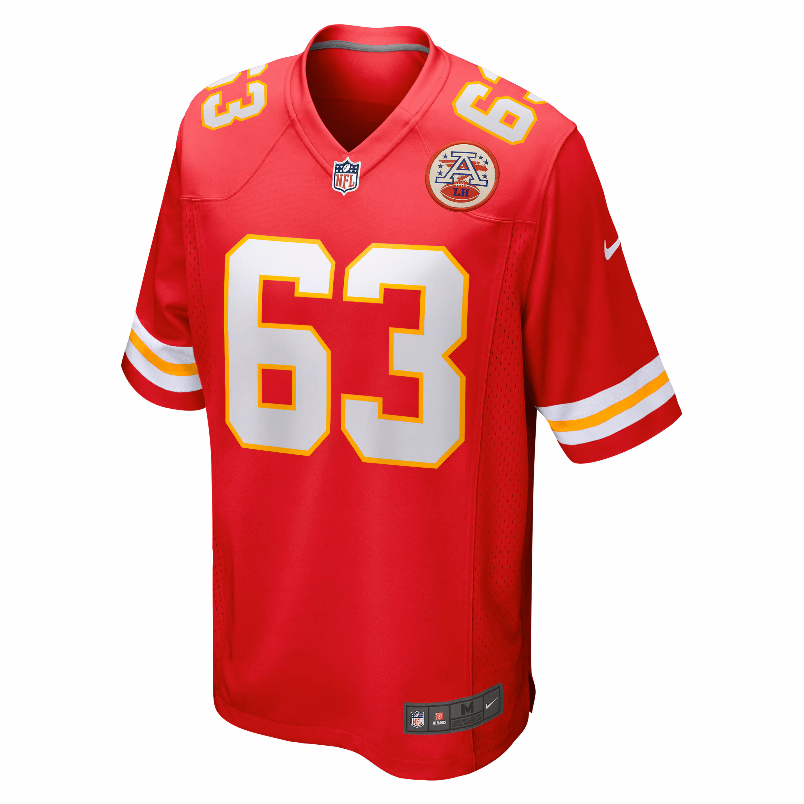 Men's Kansas City Chiefs Willie Lanier  Red Retired Player Jersey