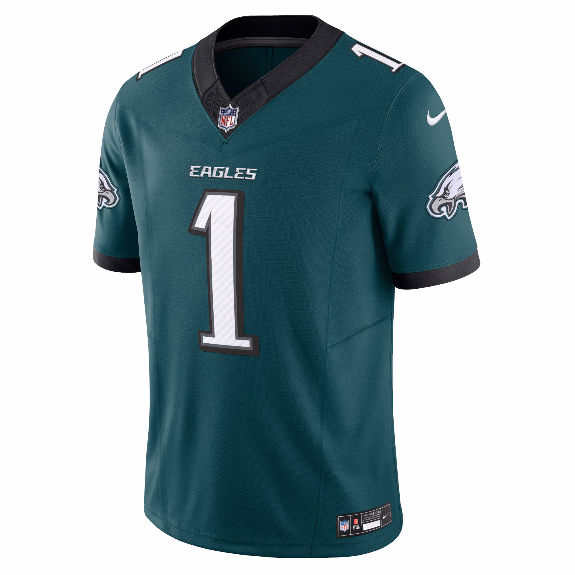 Men's Philadelphia Eagles Jalen Hurts  Midnight Green Vapor F.U.S.E. Limited Jersey