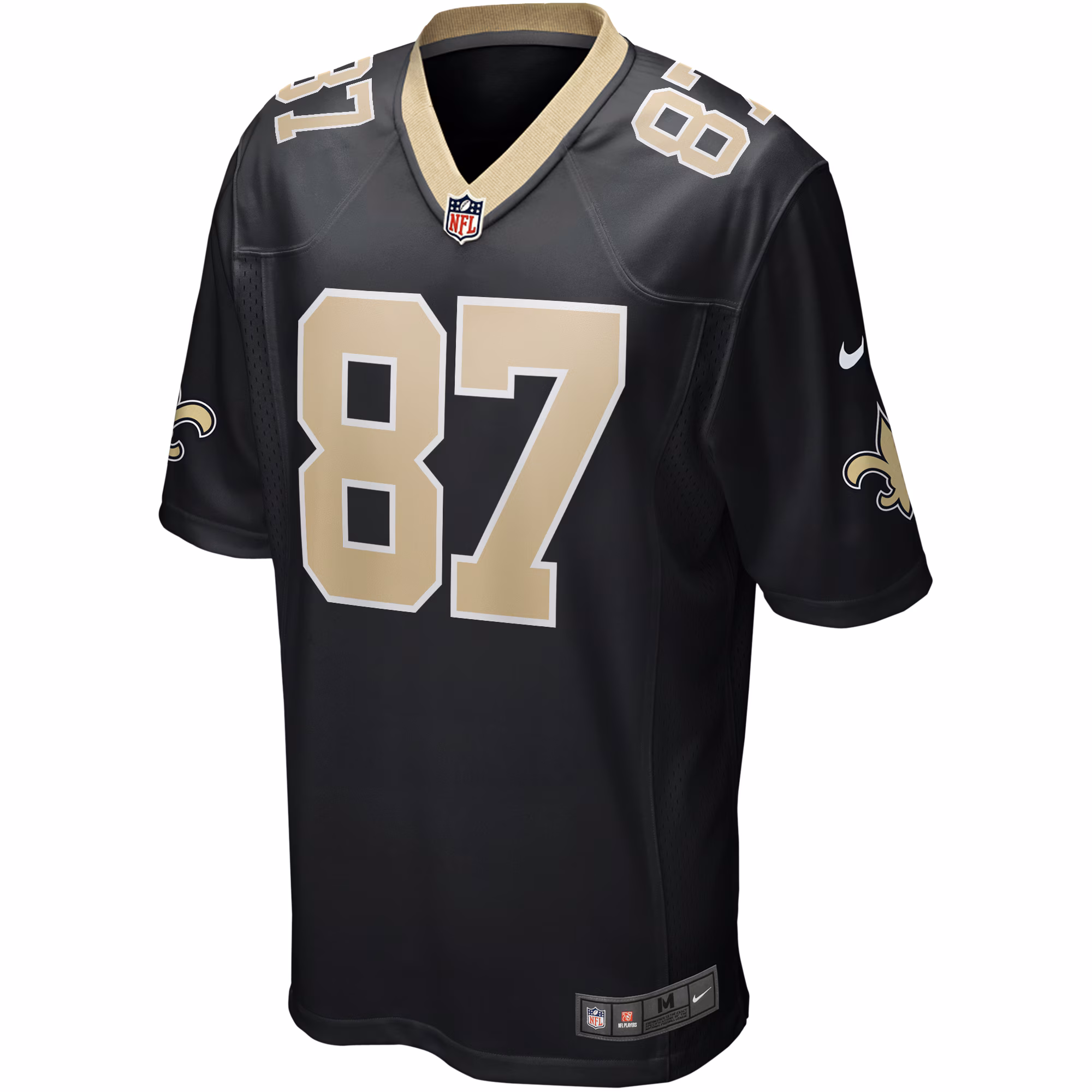 Men's New Orleans Saints Joe Horn  Black Game Retired Player Jersey