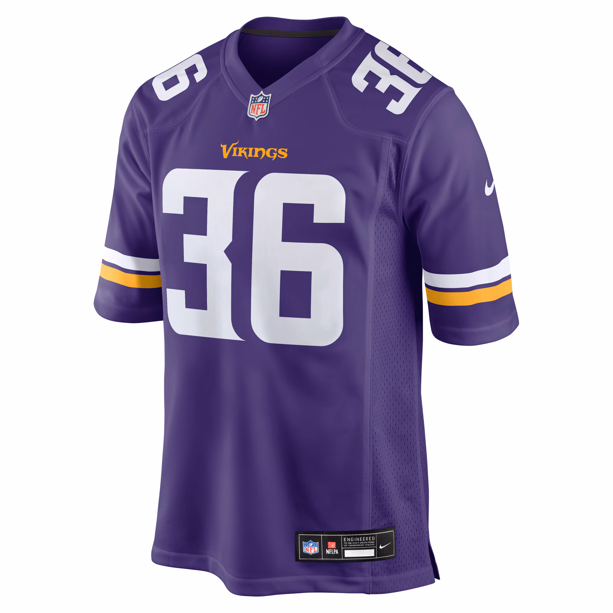 Men's Minnesota Vikings Zavier Scott  Purple Team Game Jersey