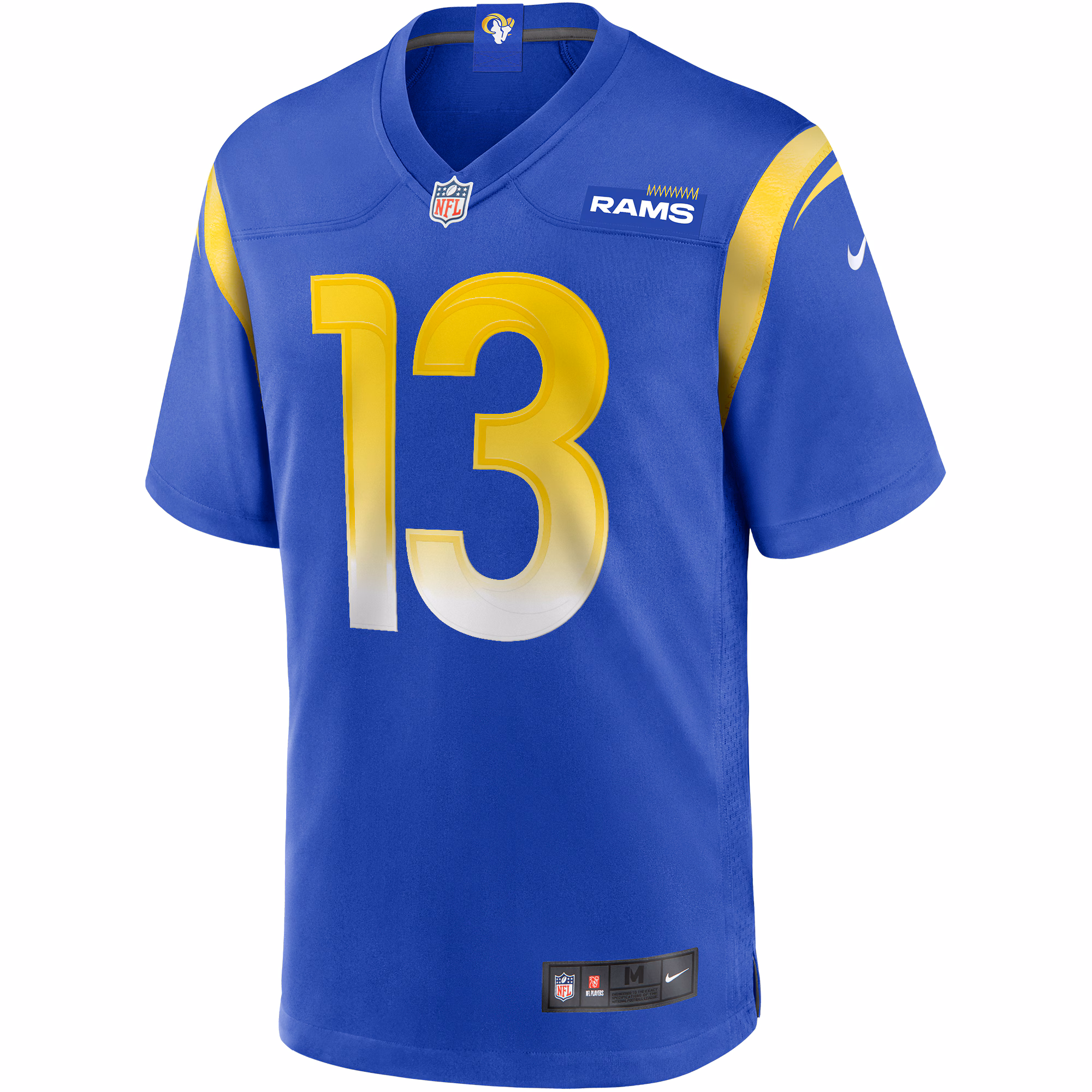 Men's Los Angeles Rams Kurt Warner  Royal Game Retired Player Jersey