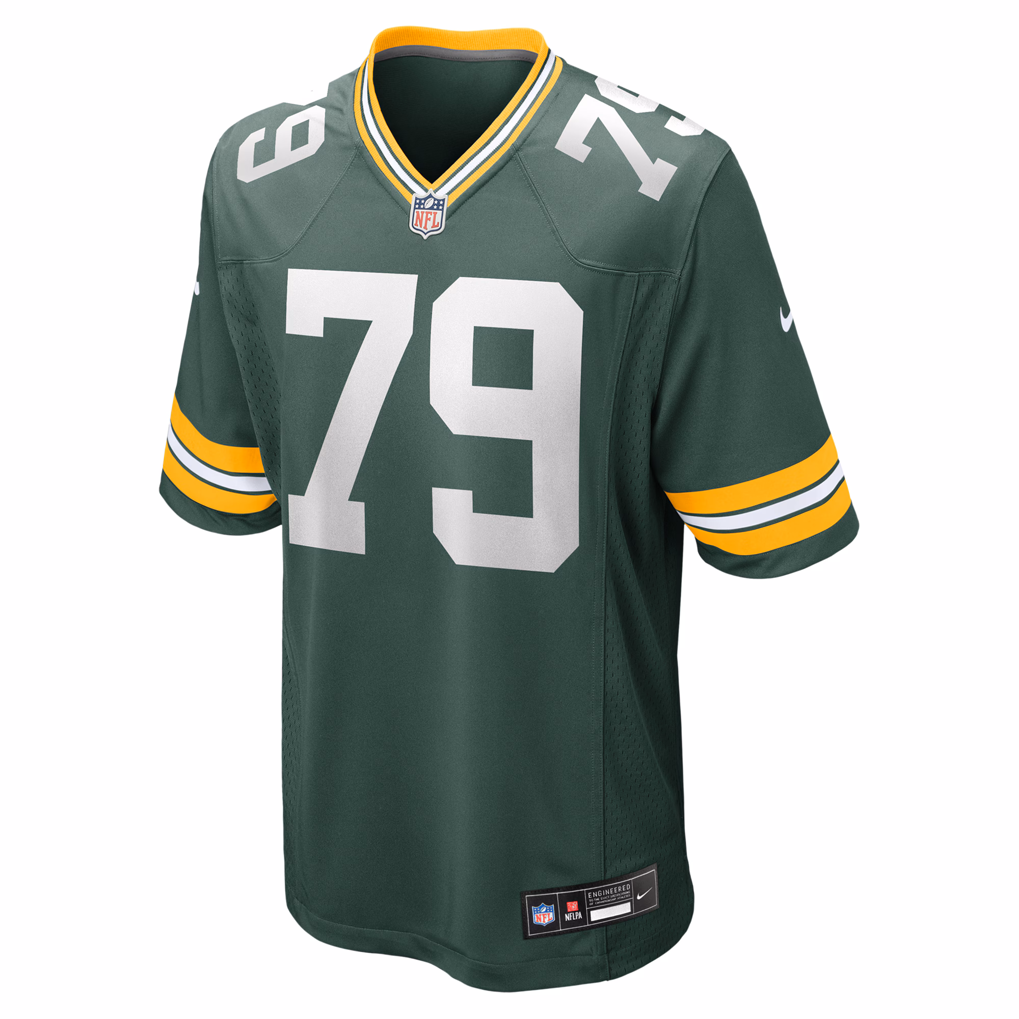 Men's Green Bay Packers Travis Glover  Green Game Jersey