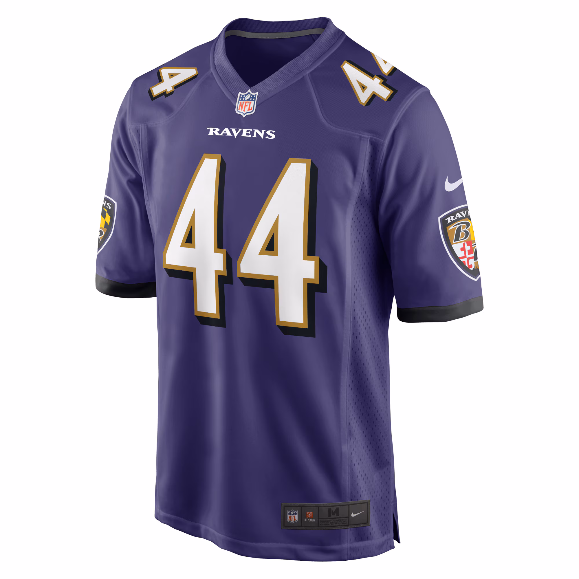 Men's Baltimore Ravens Marlon Humphrey  Purple Game Team Jersey