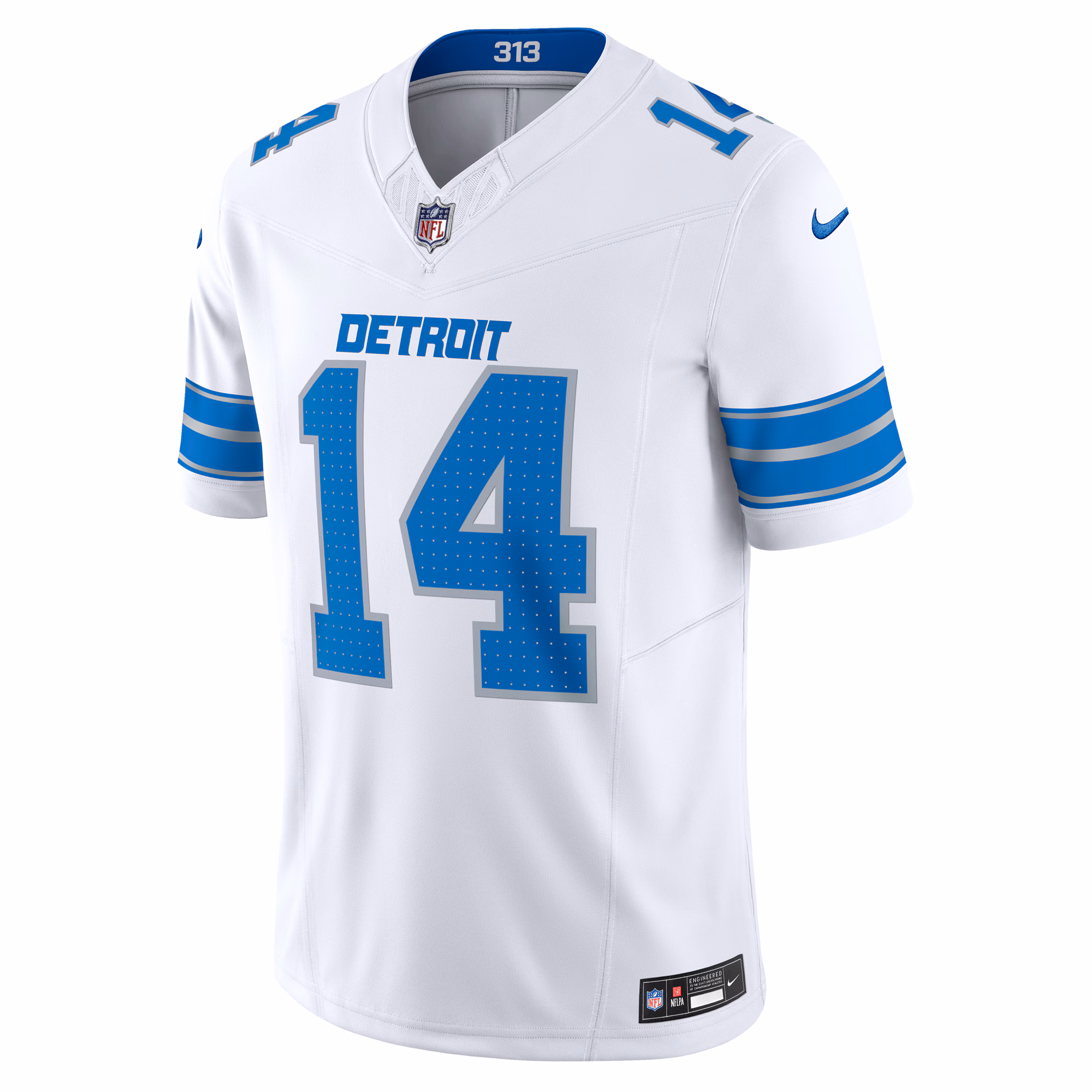Men's Detroit Lions Amon-Ra St. Brown  White Vapor F.U.S.E. Limited Jersey