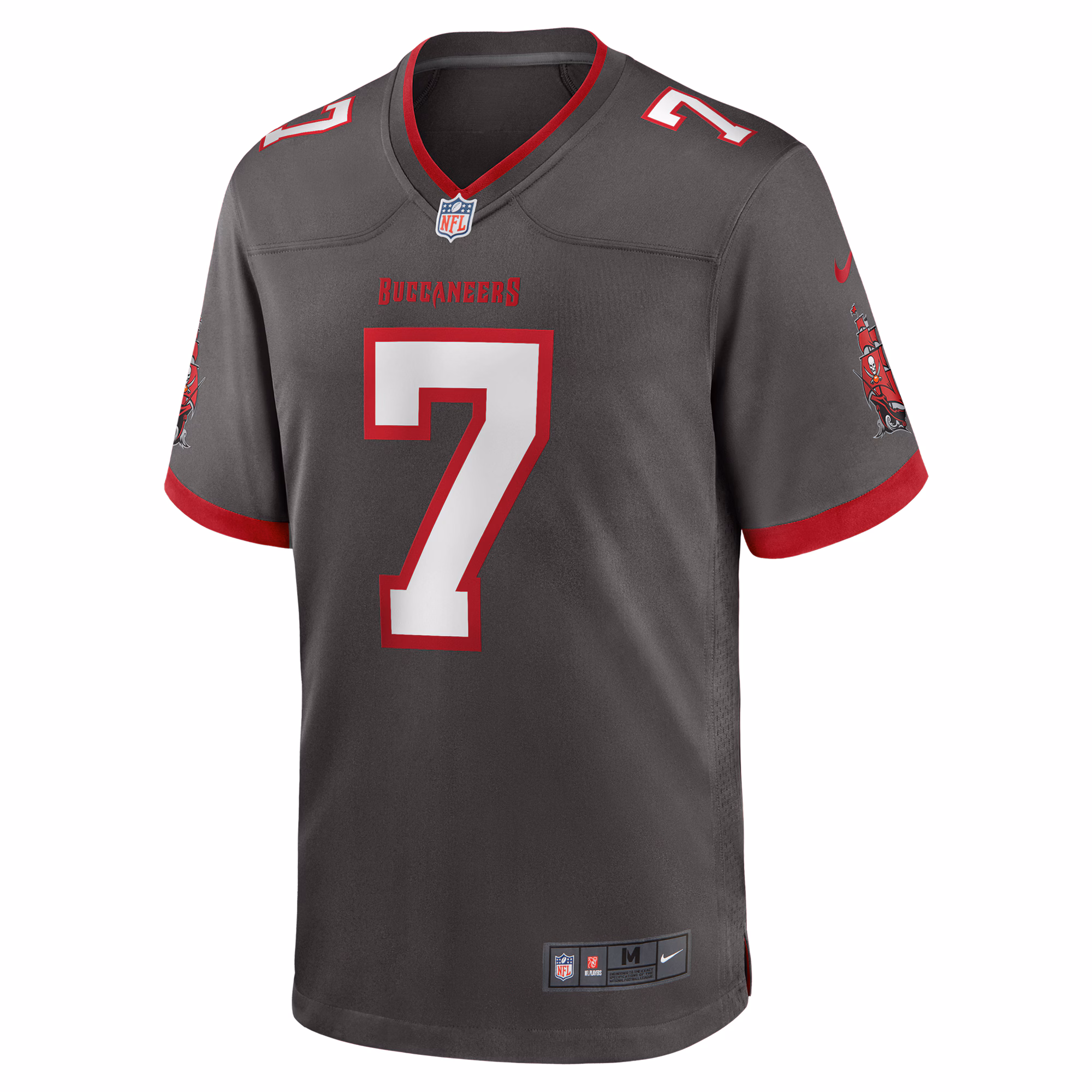 Men's Tampa Bay Buccaneers Bucky Irving  Pewter Alternate Game Jersey