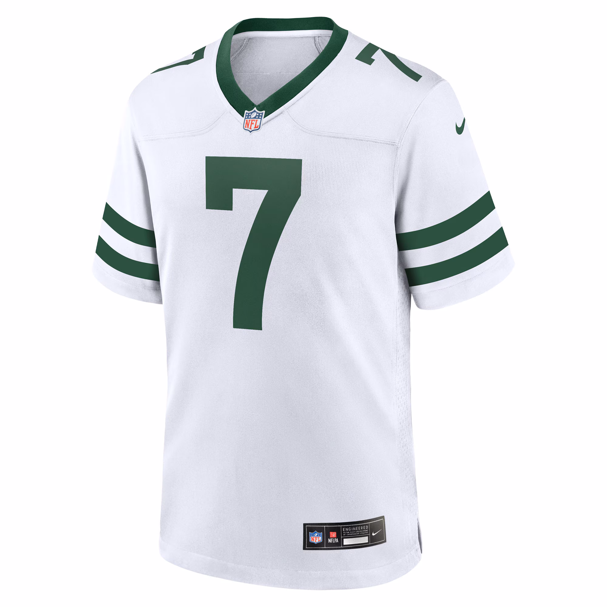 Men's New York Jets Justin Fields  Legacy White Game Jersey