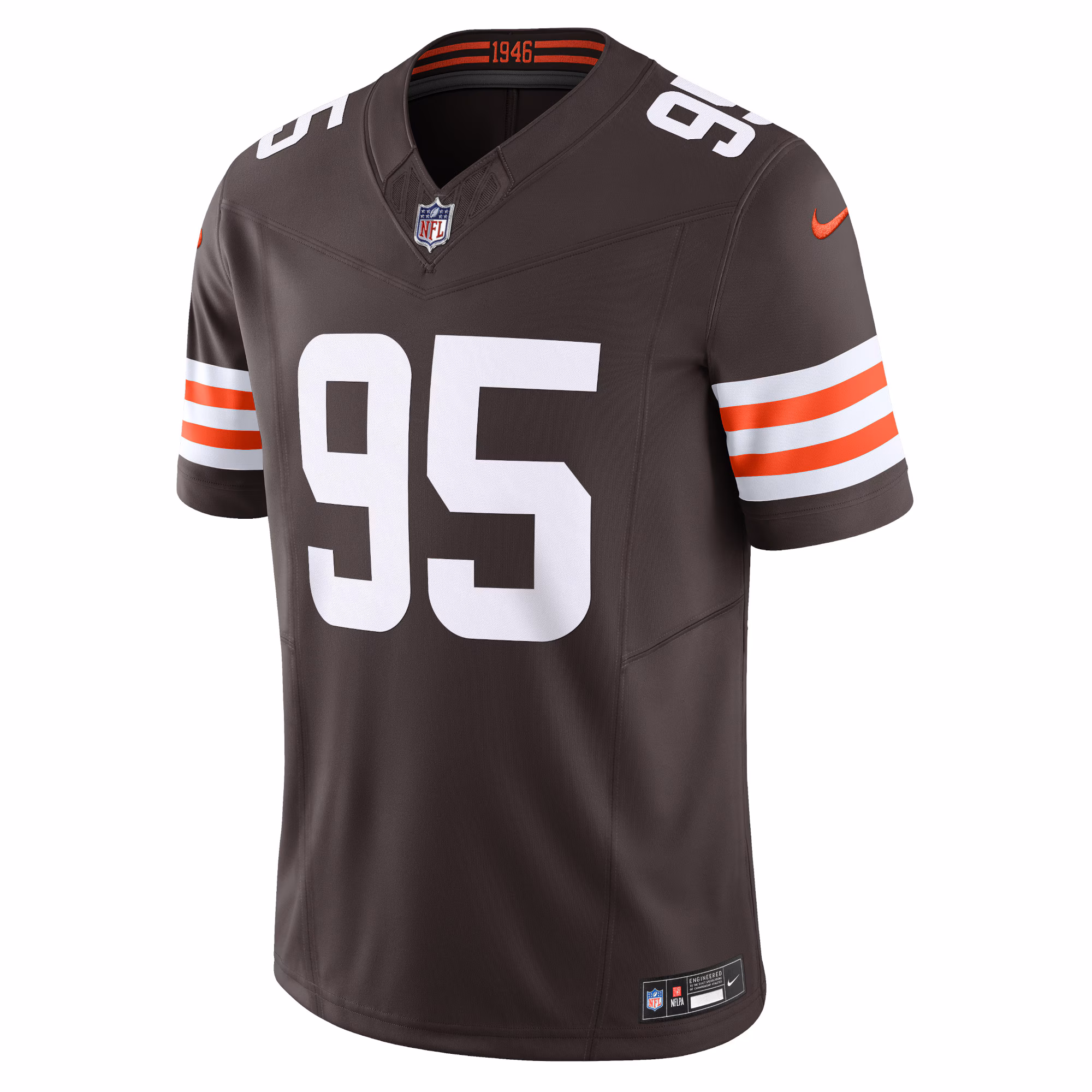 Men's Cleveland Browns Myles Garrett  Brown Vapor F.U.S.E. Limited Jersey