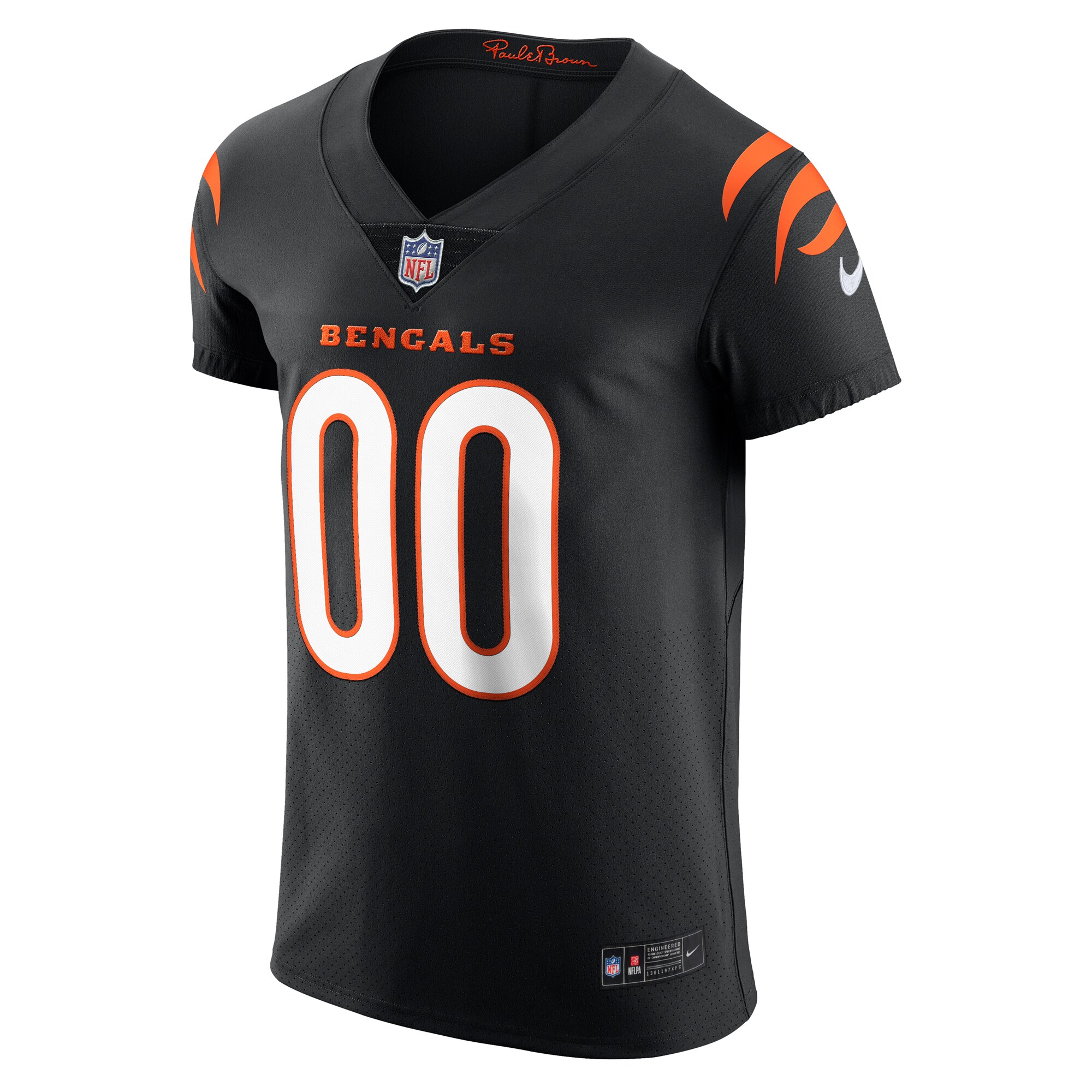 Men's Cincinnati Bengals  Black Vapor Elite Custom Jersey
