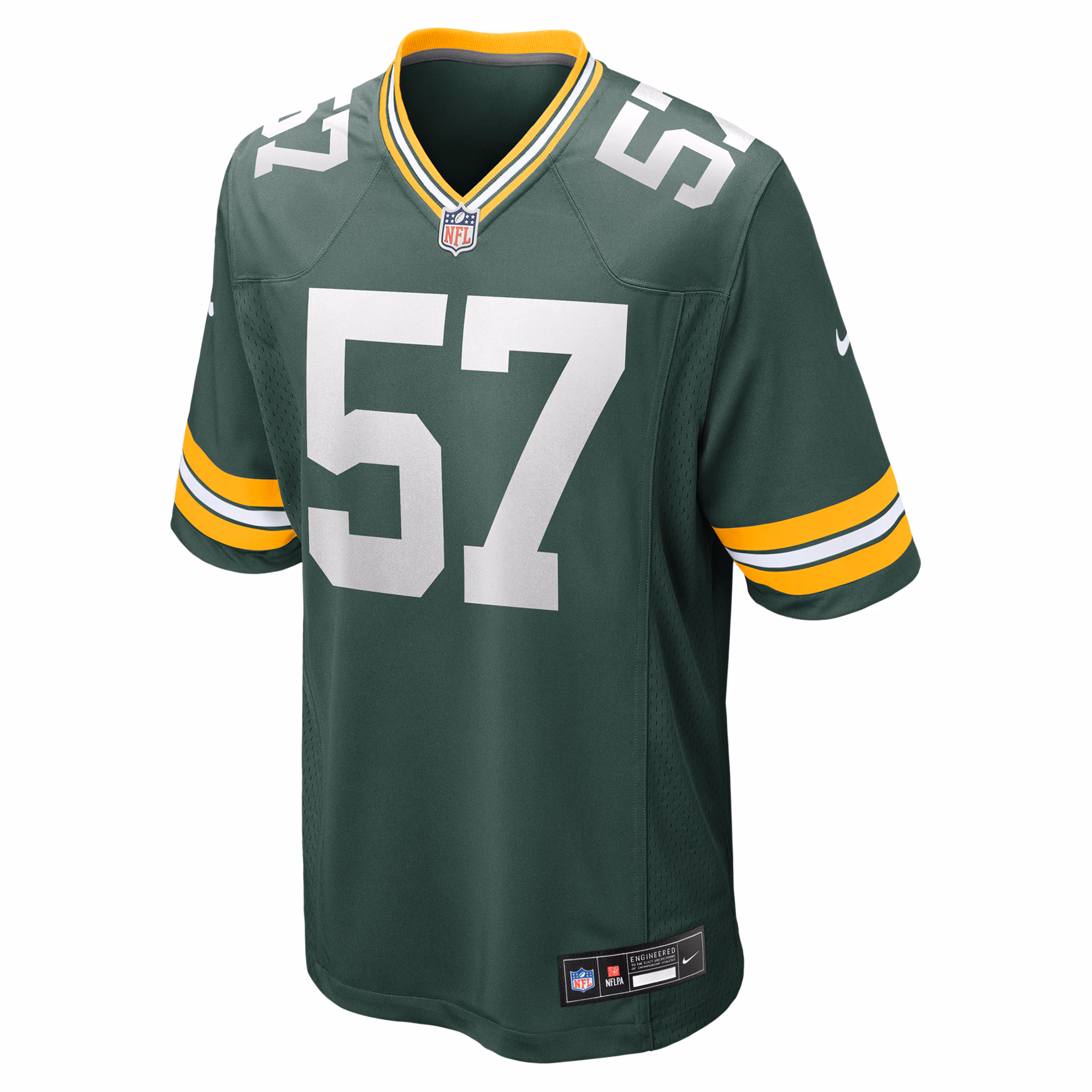 Men's Green Bay Packers Brenton Cox Jr.  Green Game Jersey
