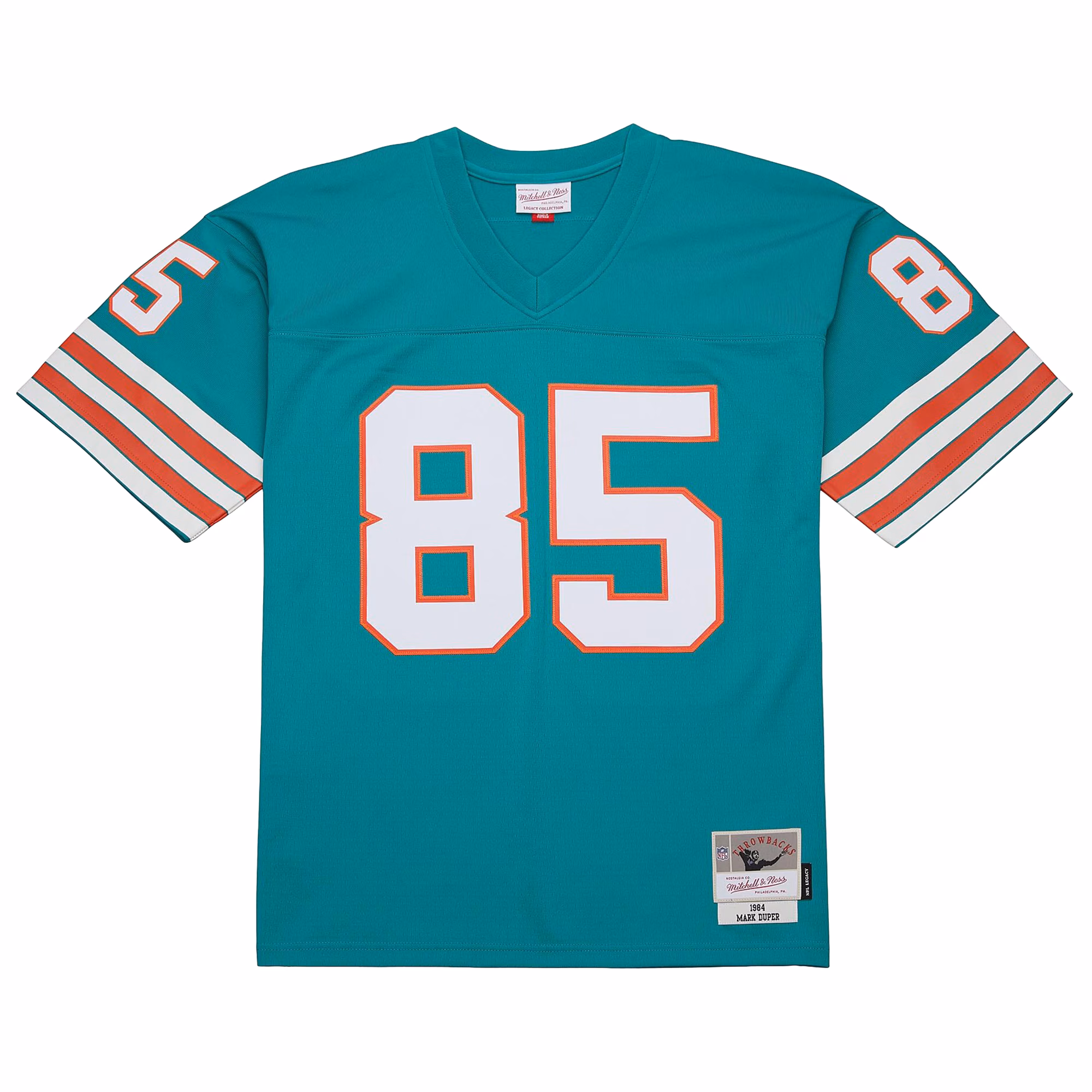 Men's Miami Dolphins Mark Duper Mitchell & Ness Aqua Legacy Replica Jersey