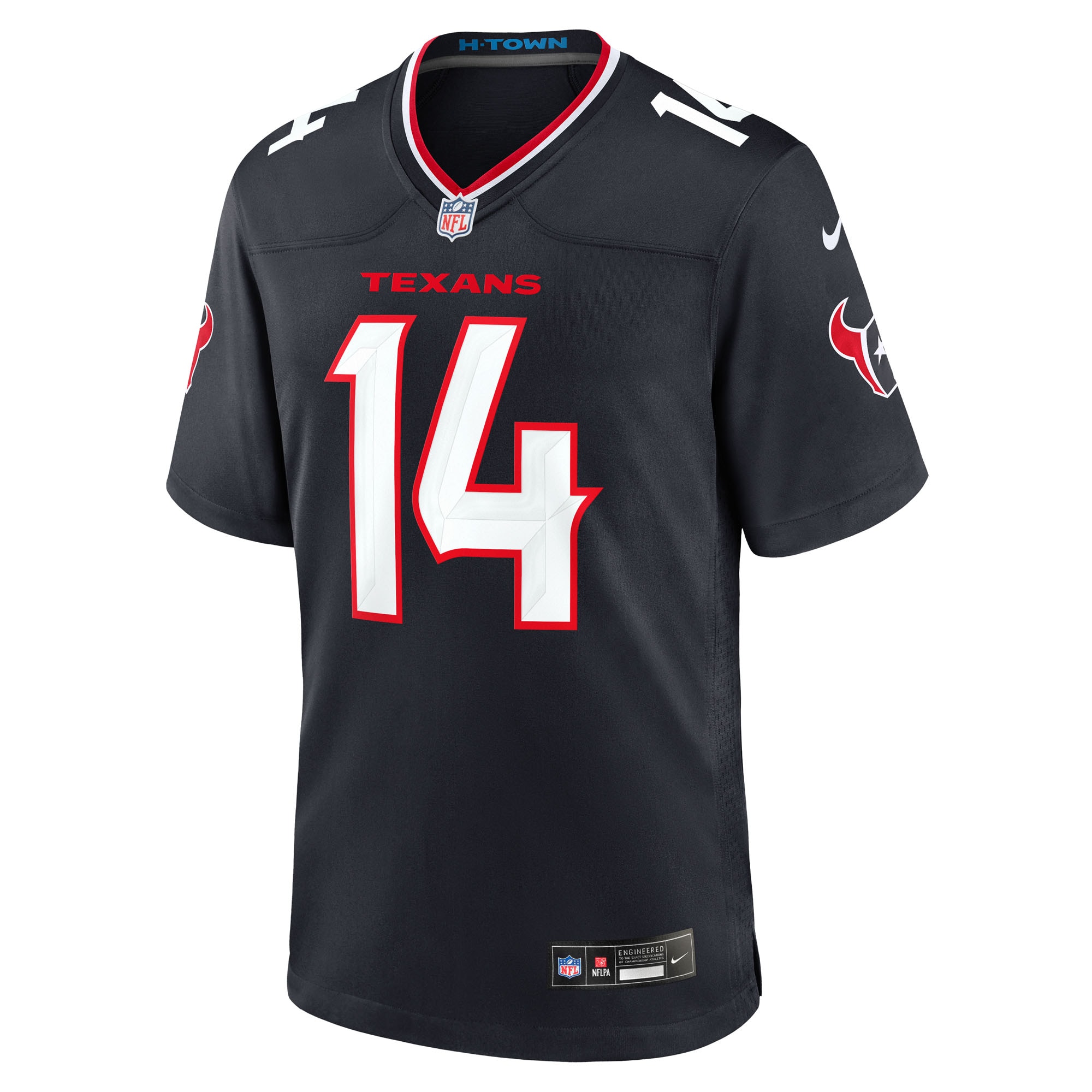 Men's Houston Texans Jaylin Noel  Navy Team Game Jersey