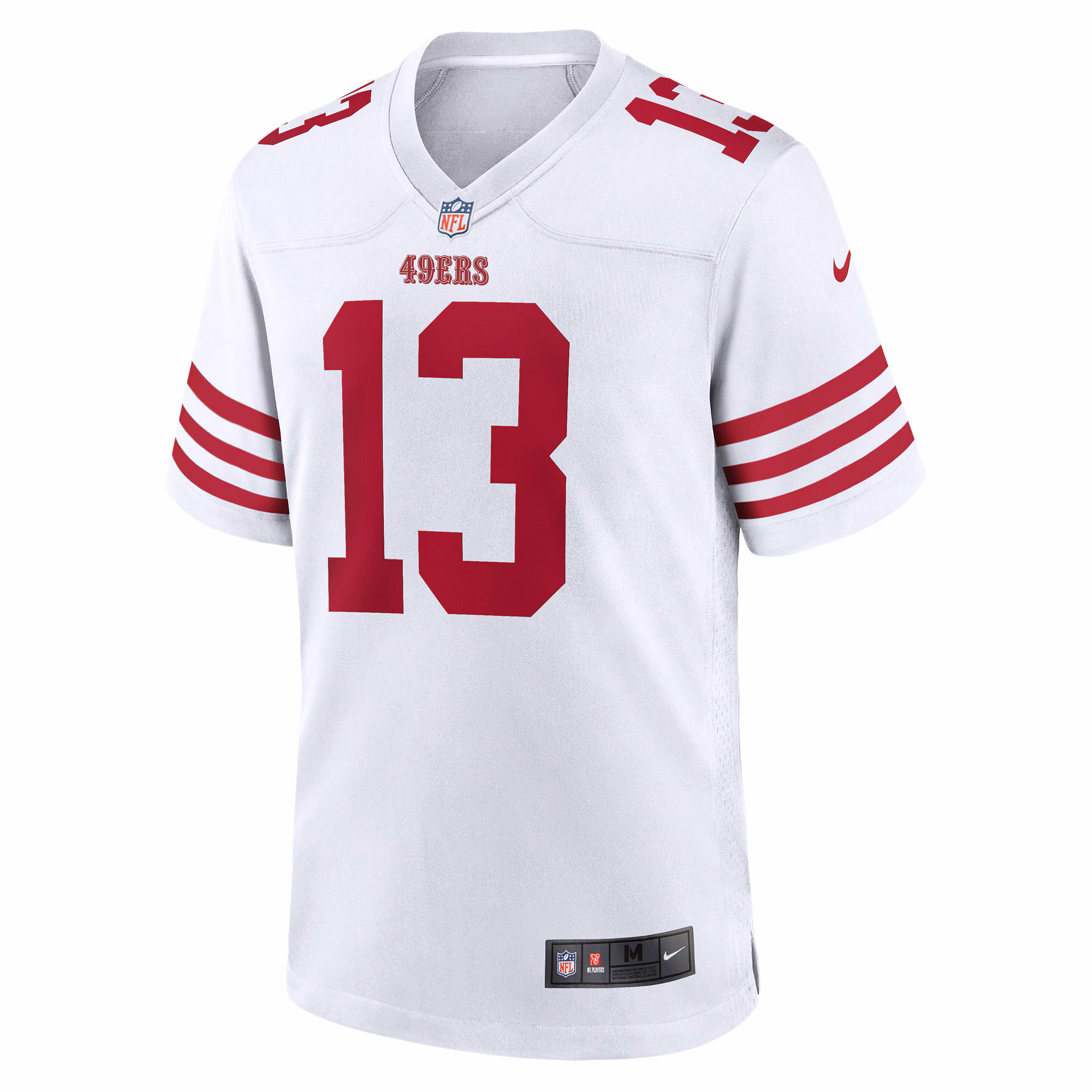 Men's San Francisco 49ers Brock Purdy  White Game Player Jersey