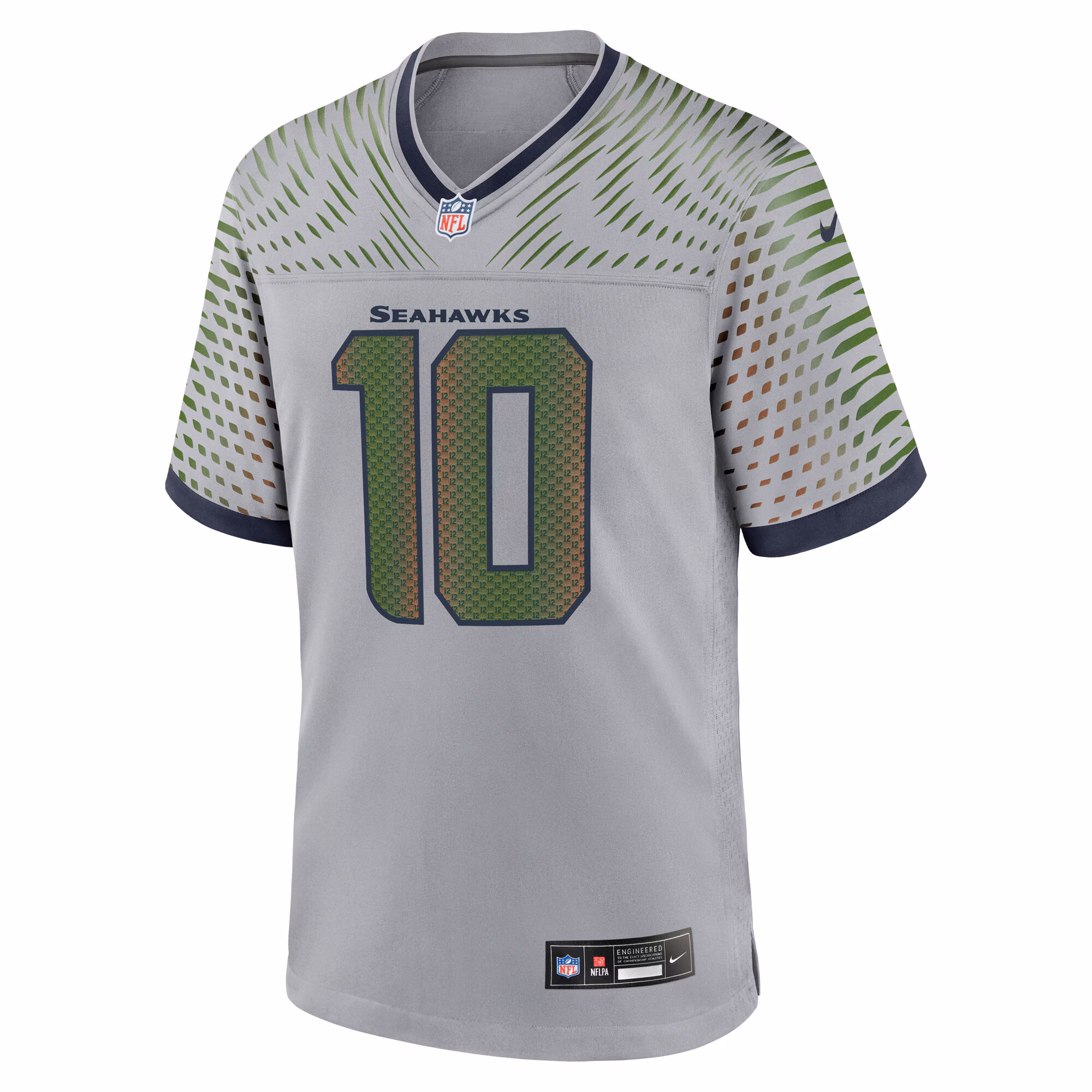 Men's Seattle Seahawks Cooper Kupp  Wolf Gray 2025 Rivalries Collection Game Jersey