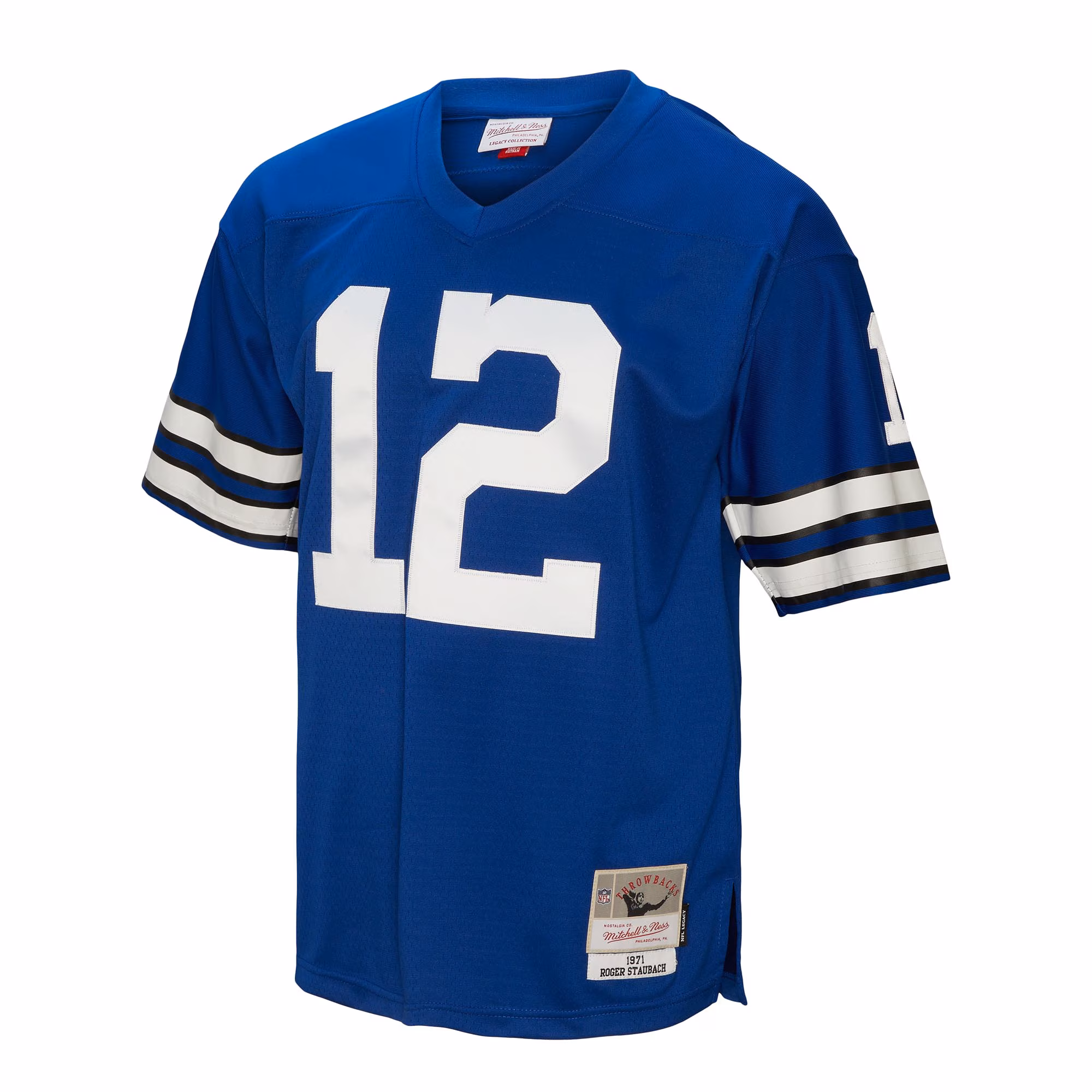 Men's Dallas Cowboys Roger Staubach Mitchell & Ness Navy Big & Tall 1971 Legacy Retired Player Jersey
