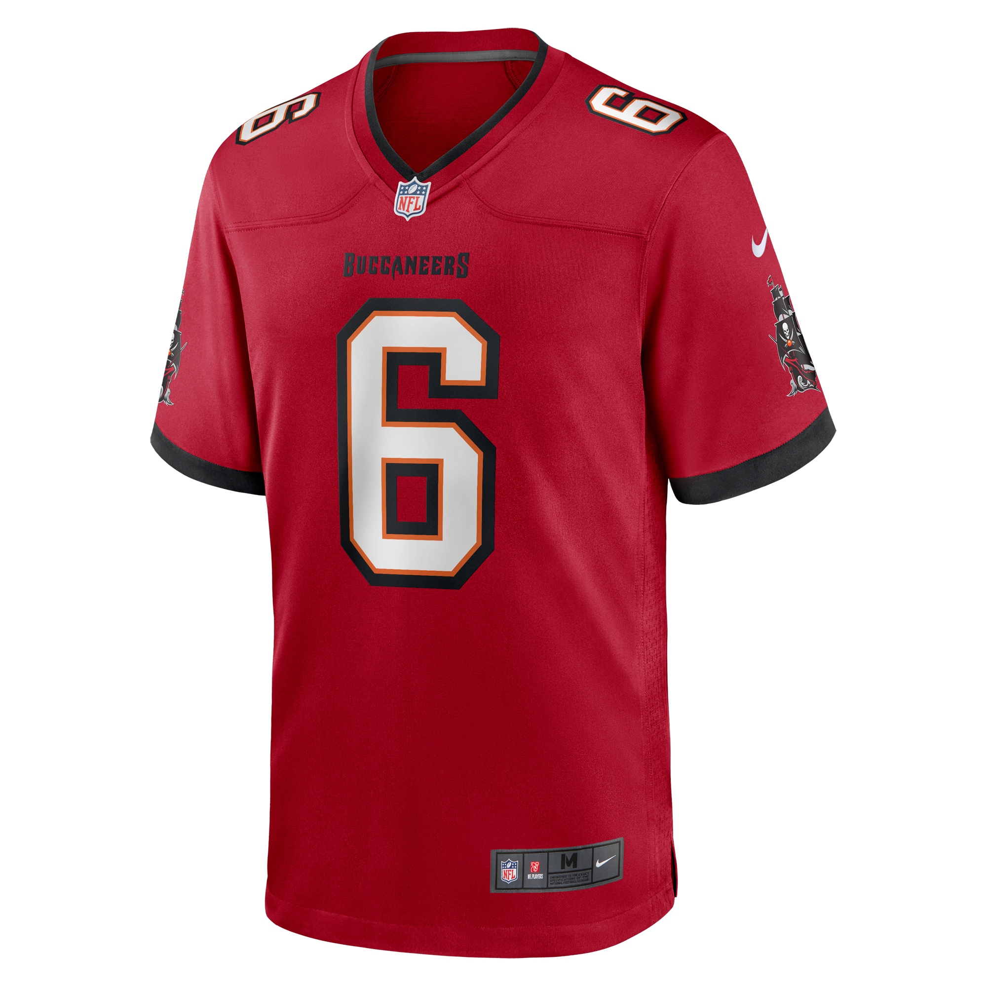 Men's Tampa Bay Buccaneers Baker Mayfield  Red Team Game Jersey