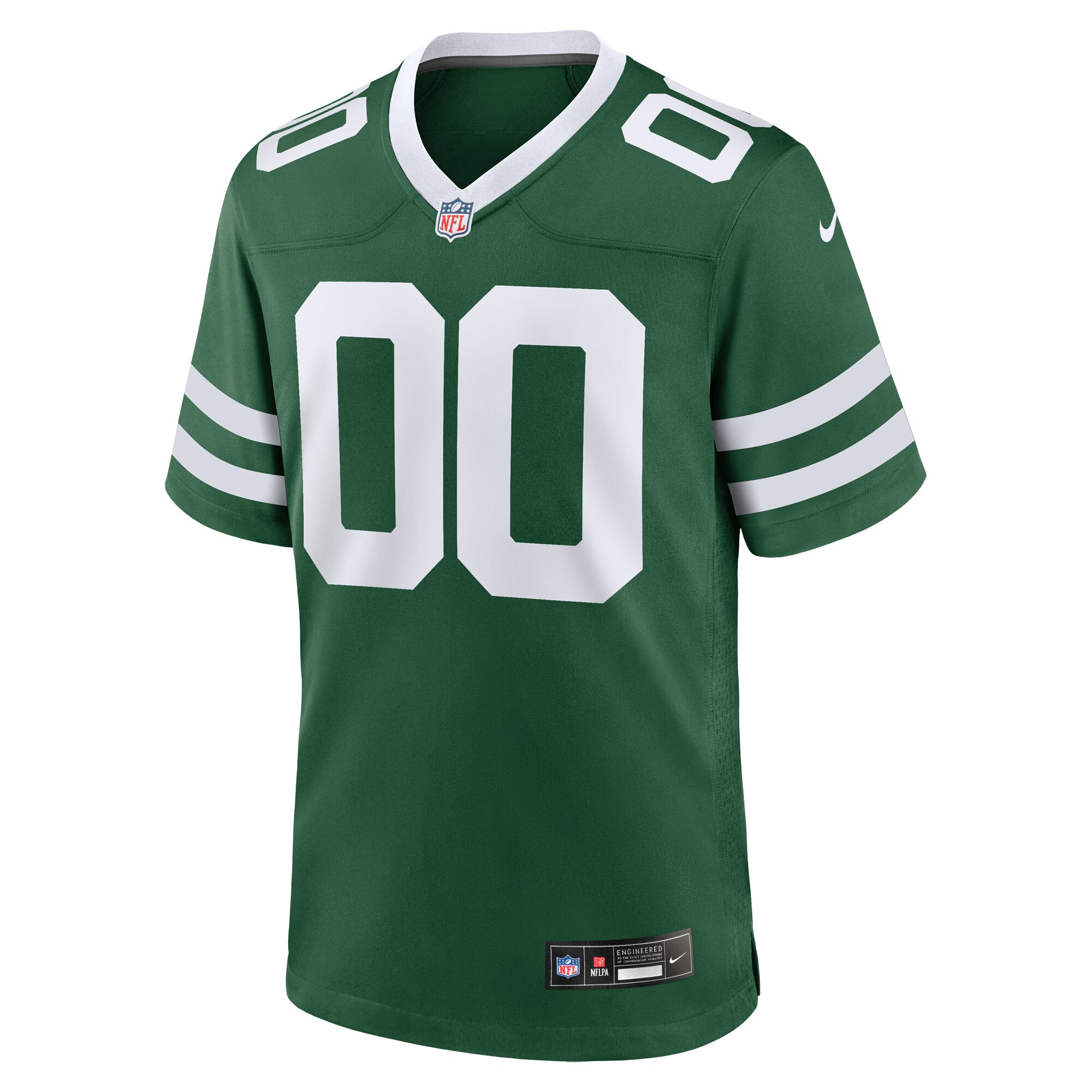 Men's New York Jets  Legacy Green Custom Game Jersey