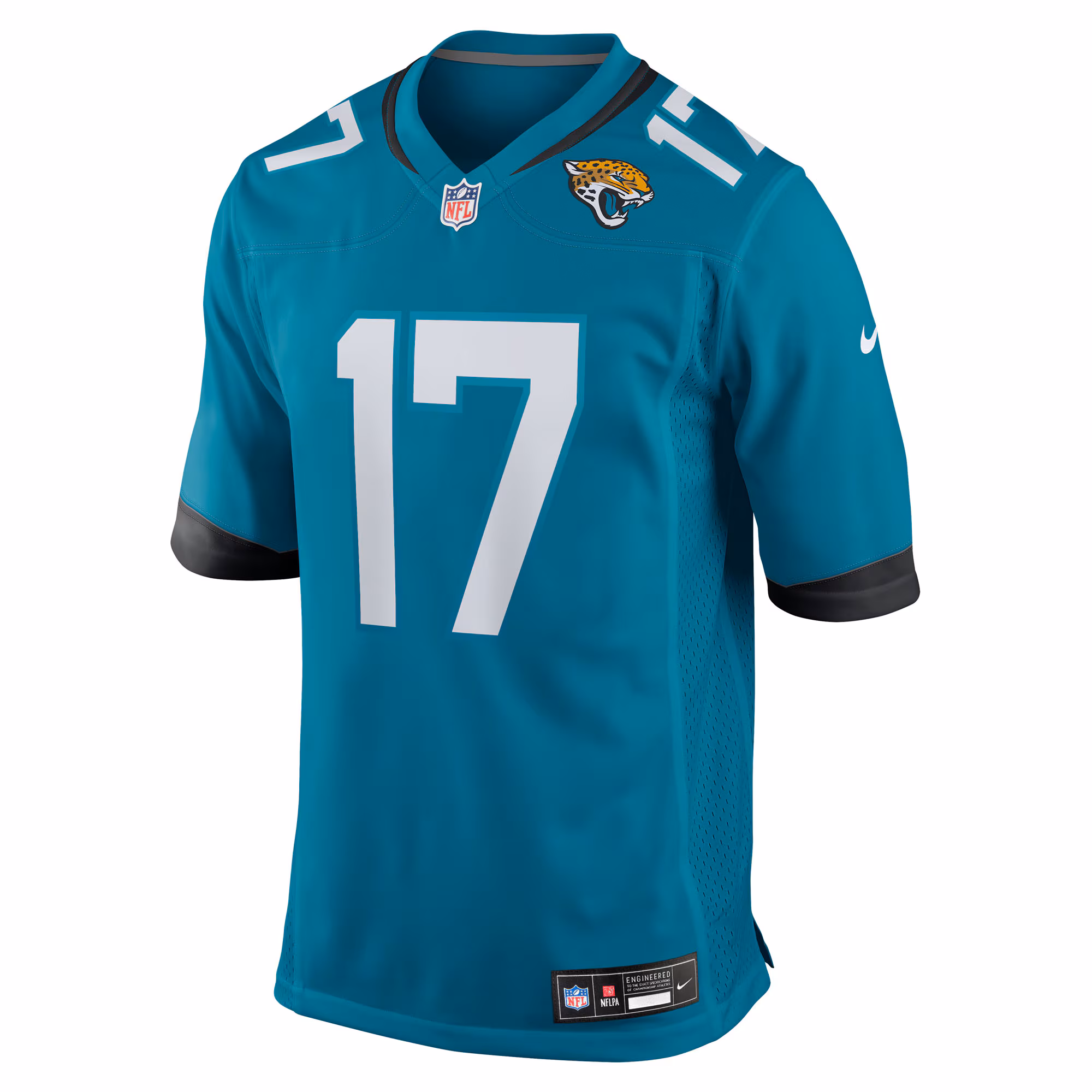 Men's Jacksonville Jaguars Tim Patrick  Teal Team Game Jersey