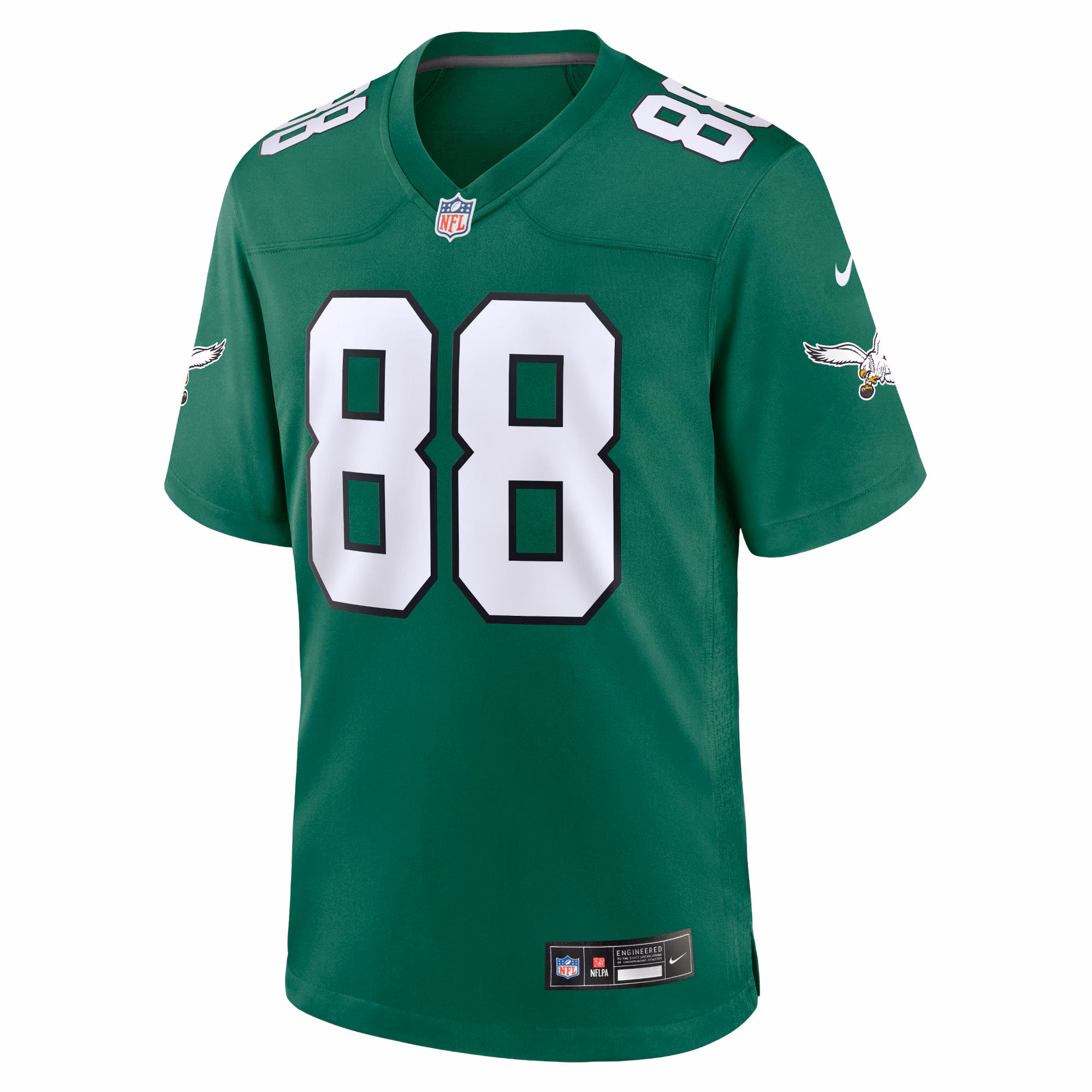 Men's Philadelphia Eagles Dallas Goedert  Kelly Green Alternate Game Player Jersey
