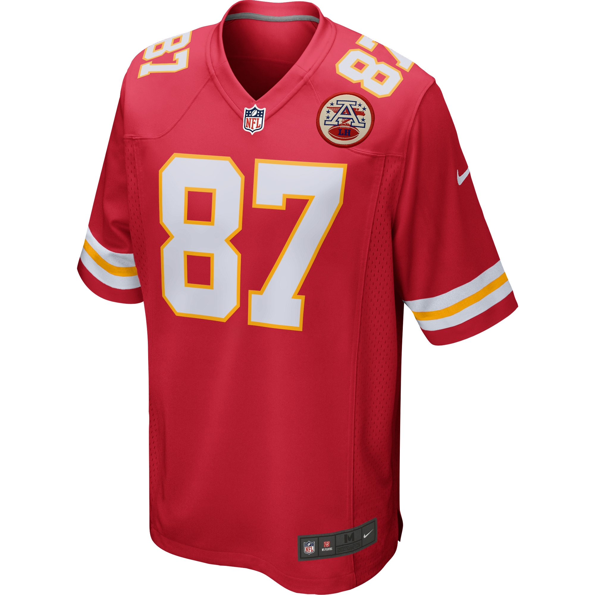 Men's Kansas City Chiefs Travis Kelce  Red Game Jersey
