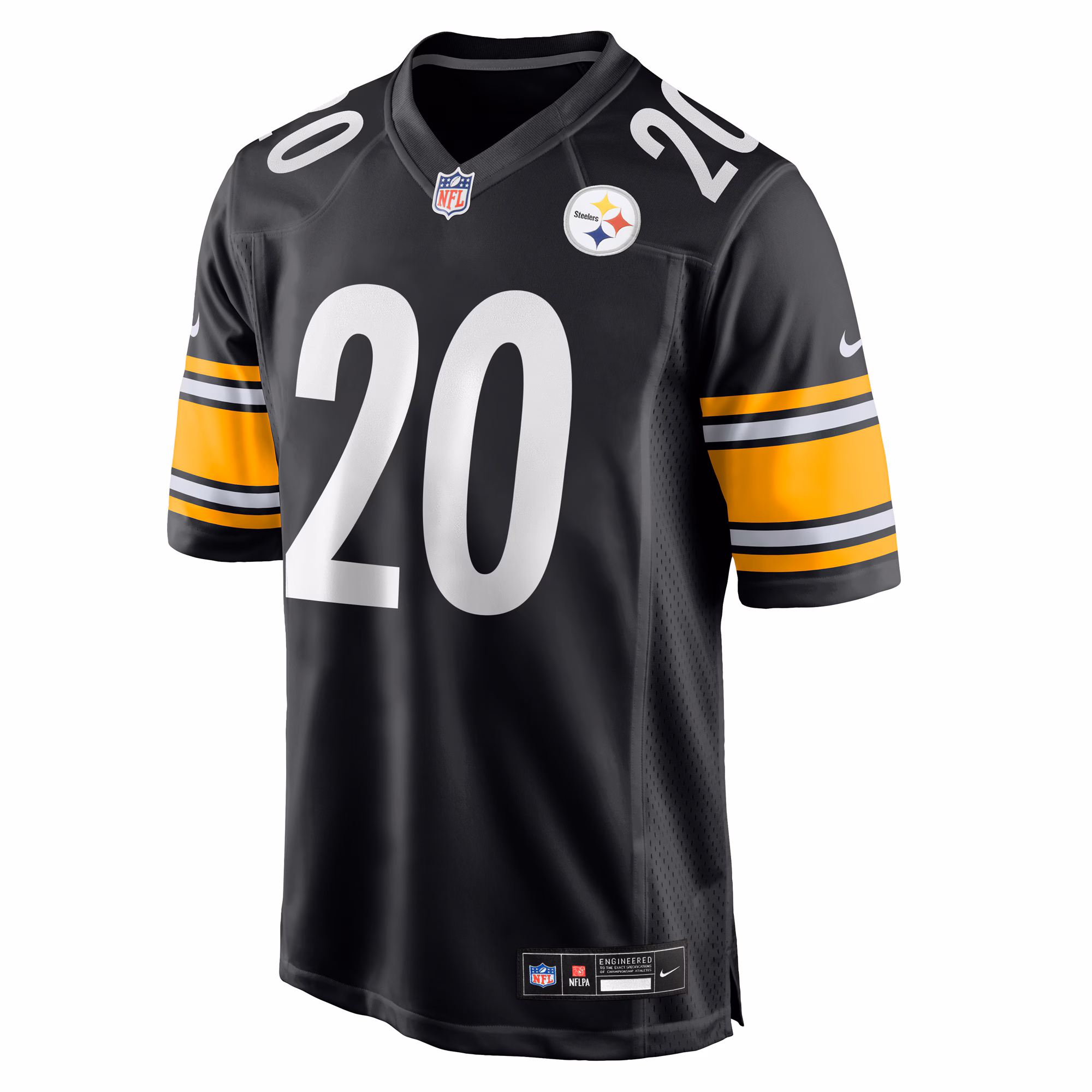 Men's Pittsburgh Steelers Kaleb Johnson  Black Team Game Jersey