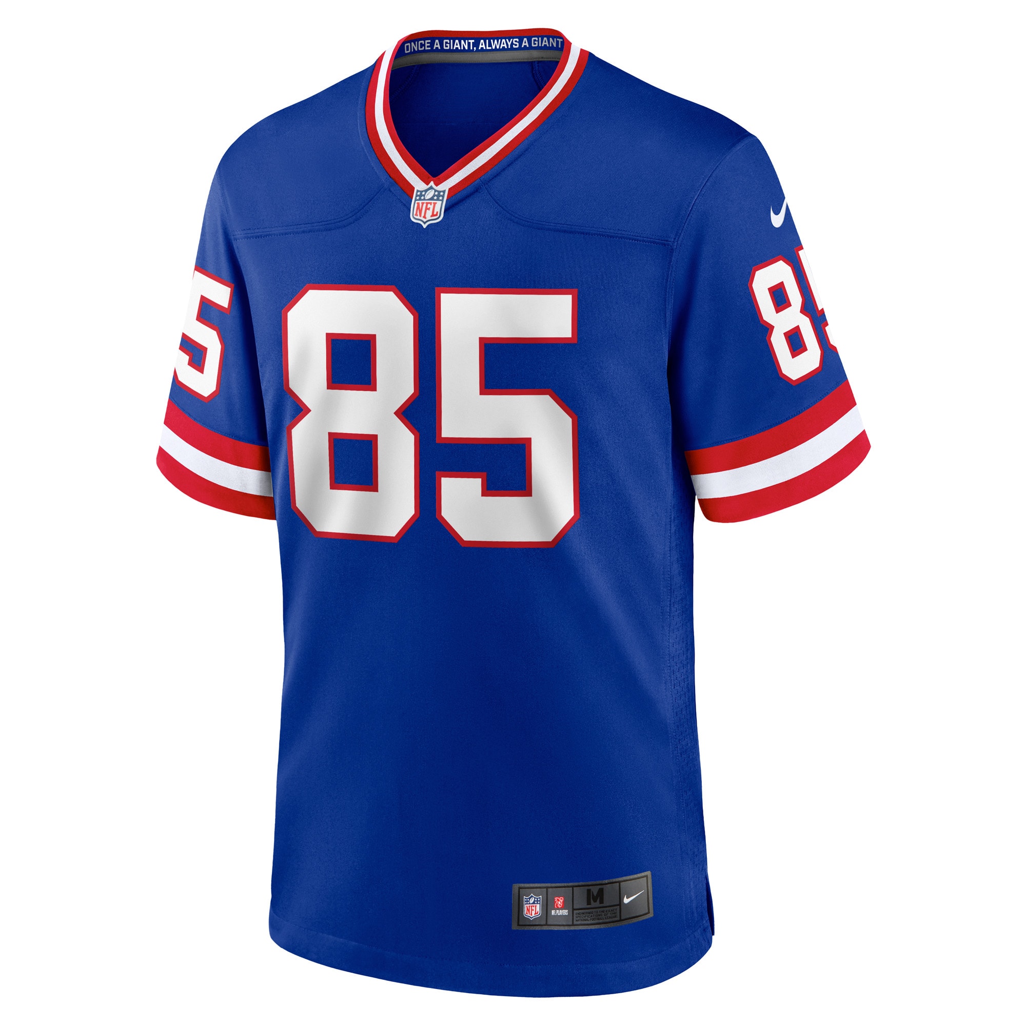 Men's New York Giants David Tyree  Royal Retired Player Alternate Game Jersey