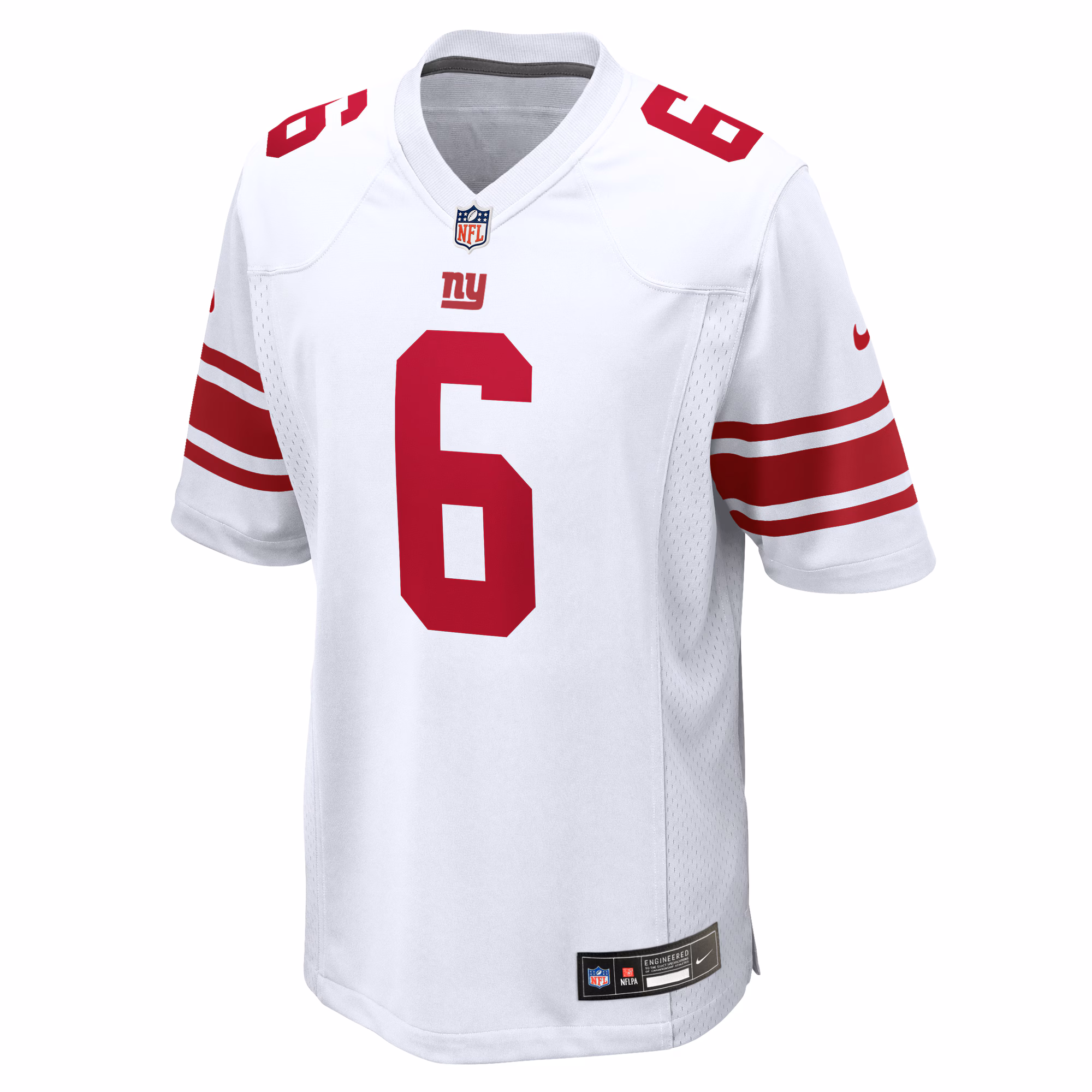 Men's New York Giants Jaxson Dart  White Game Jersey