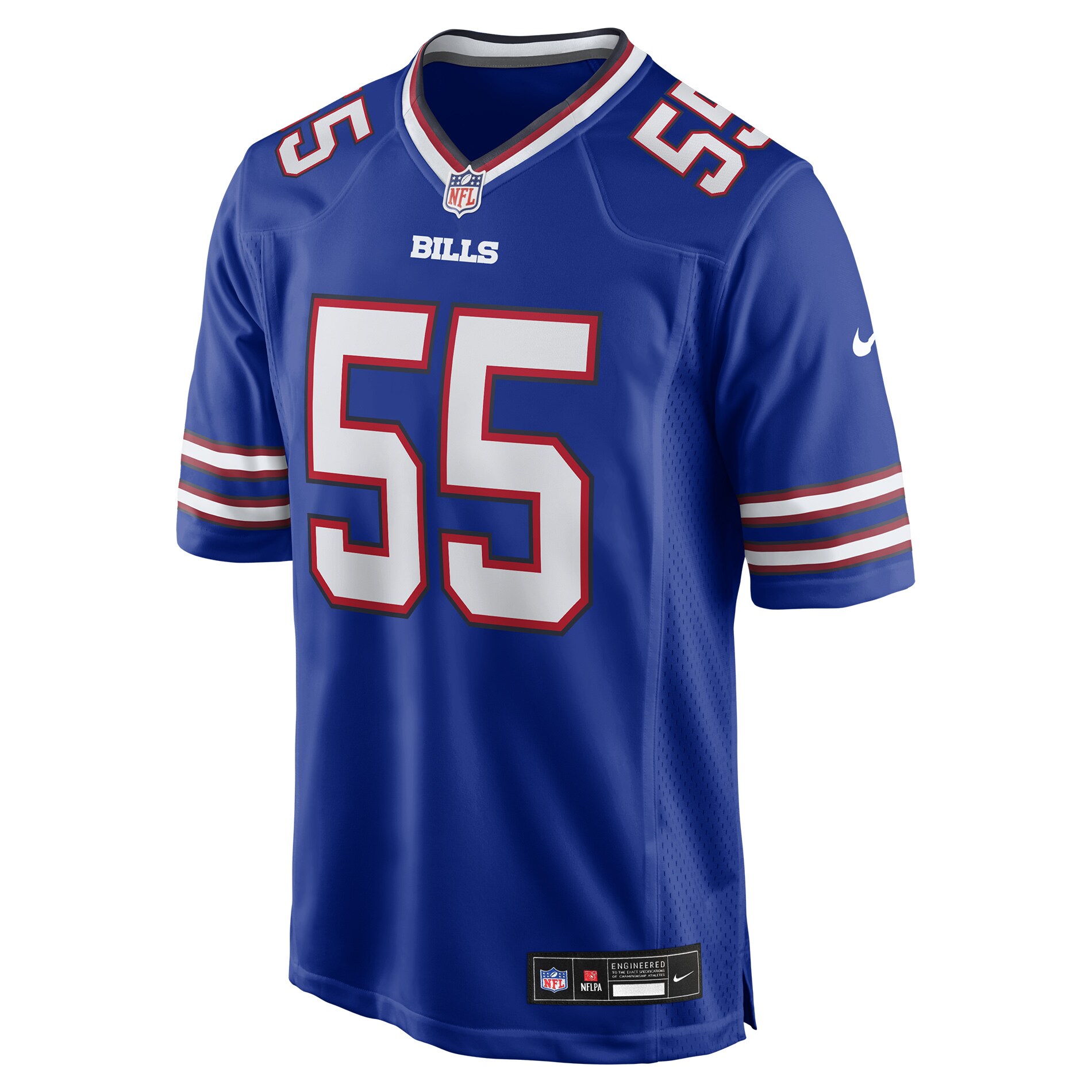 Men's Buffalo Bills Michael Hoecht  Royal Team Game Jersey
