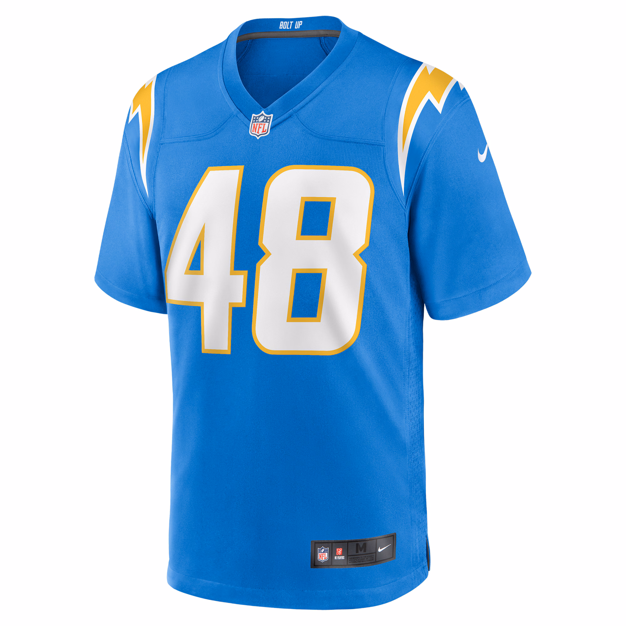 Men's Los Angeles Chargers Bud Dupree  Powder Blue Team Game Jersey