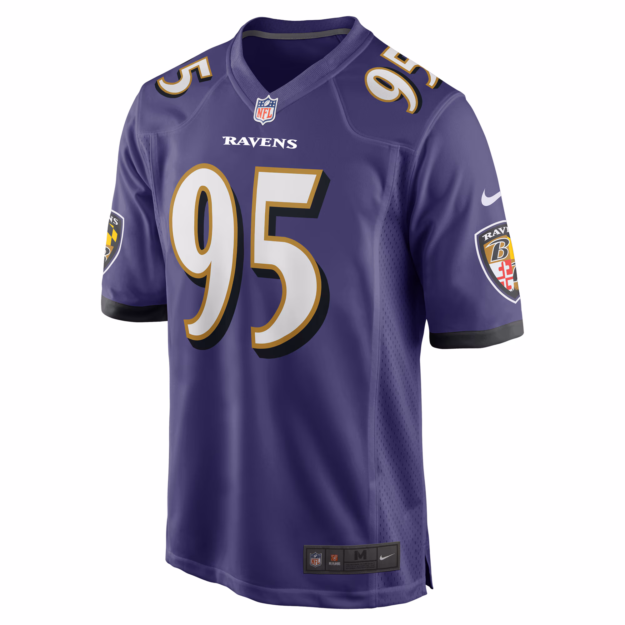 Men's Baltimore Ravens Tavius Robinson  Purple Team Game Jersey