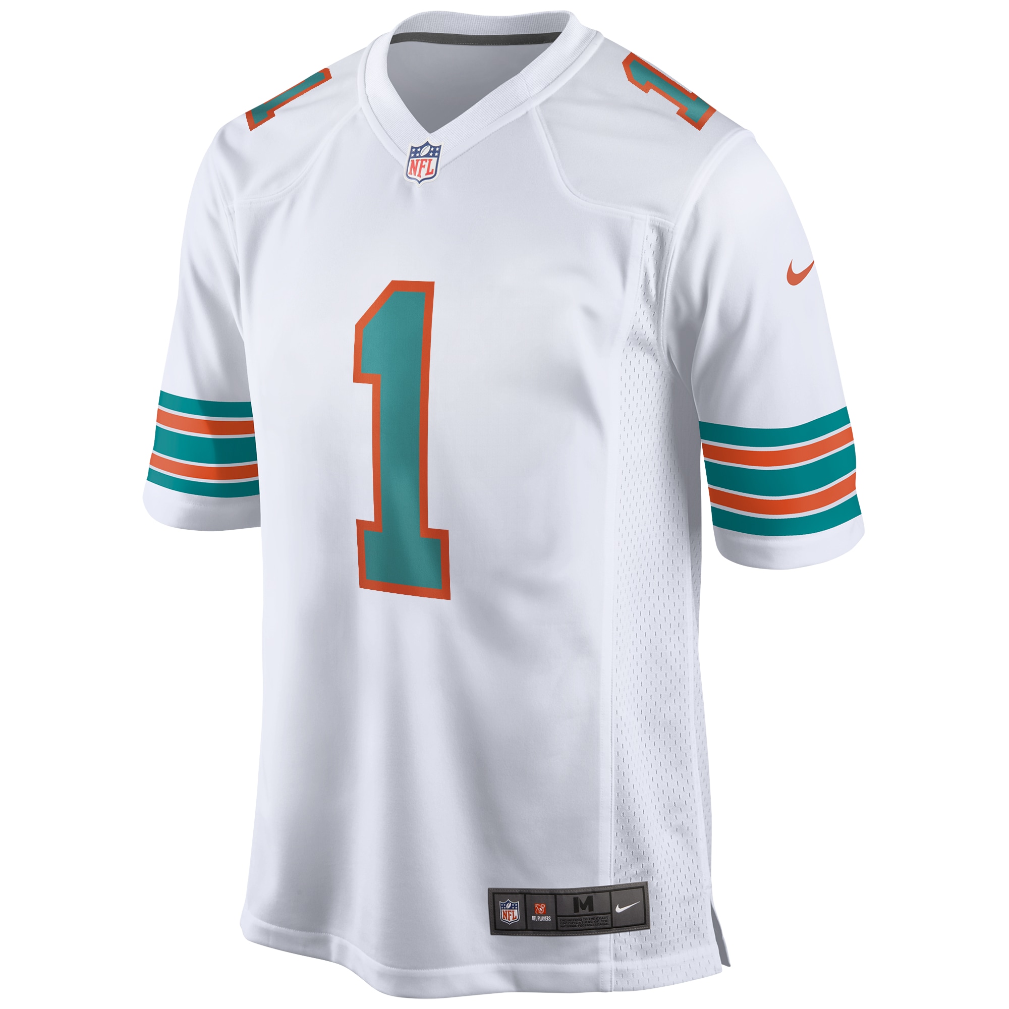 Men's Miami Dolphins Tua Tagovailoa  White 2nd Alternate Game Jersey