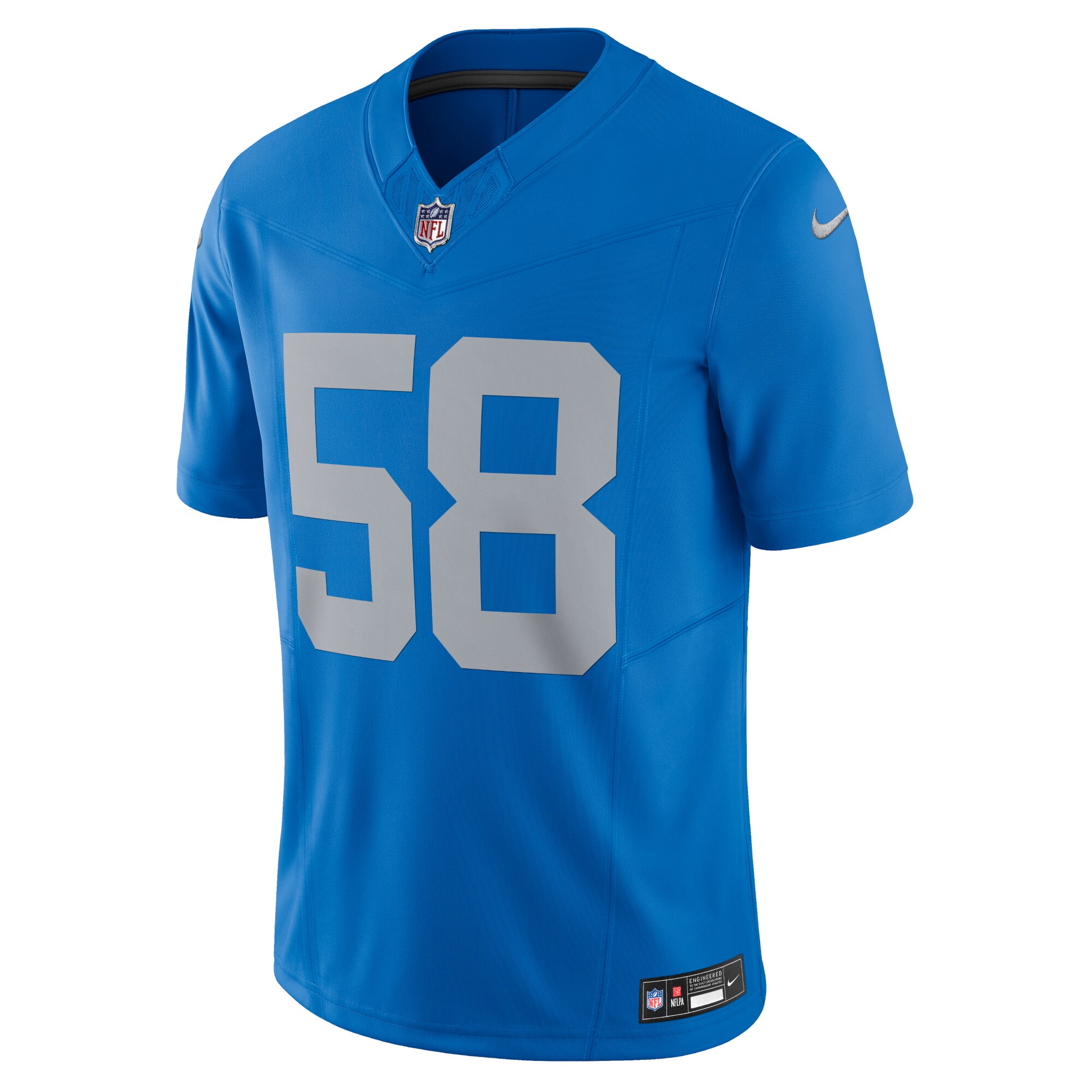 Men's Detroit Lions Penei Sewell  Blue Vapor F.U.S.E. Alternate Limited Jersey
