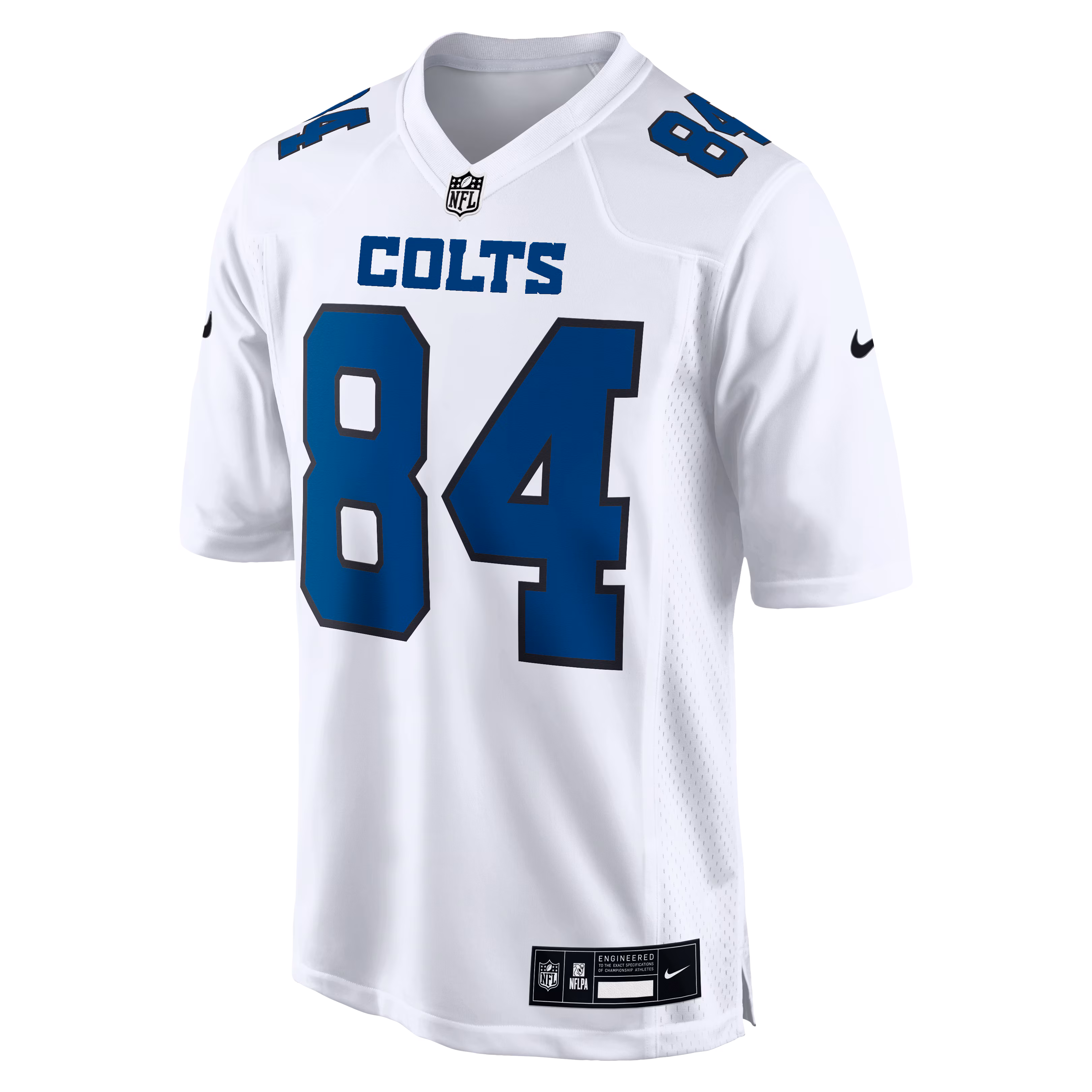 Men's Indianapolis Colts Tyler Warren  Tundra White Fashion Game Jersey