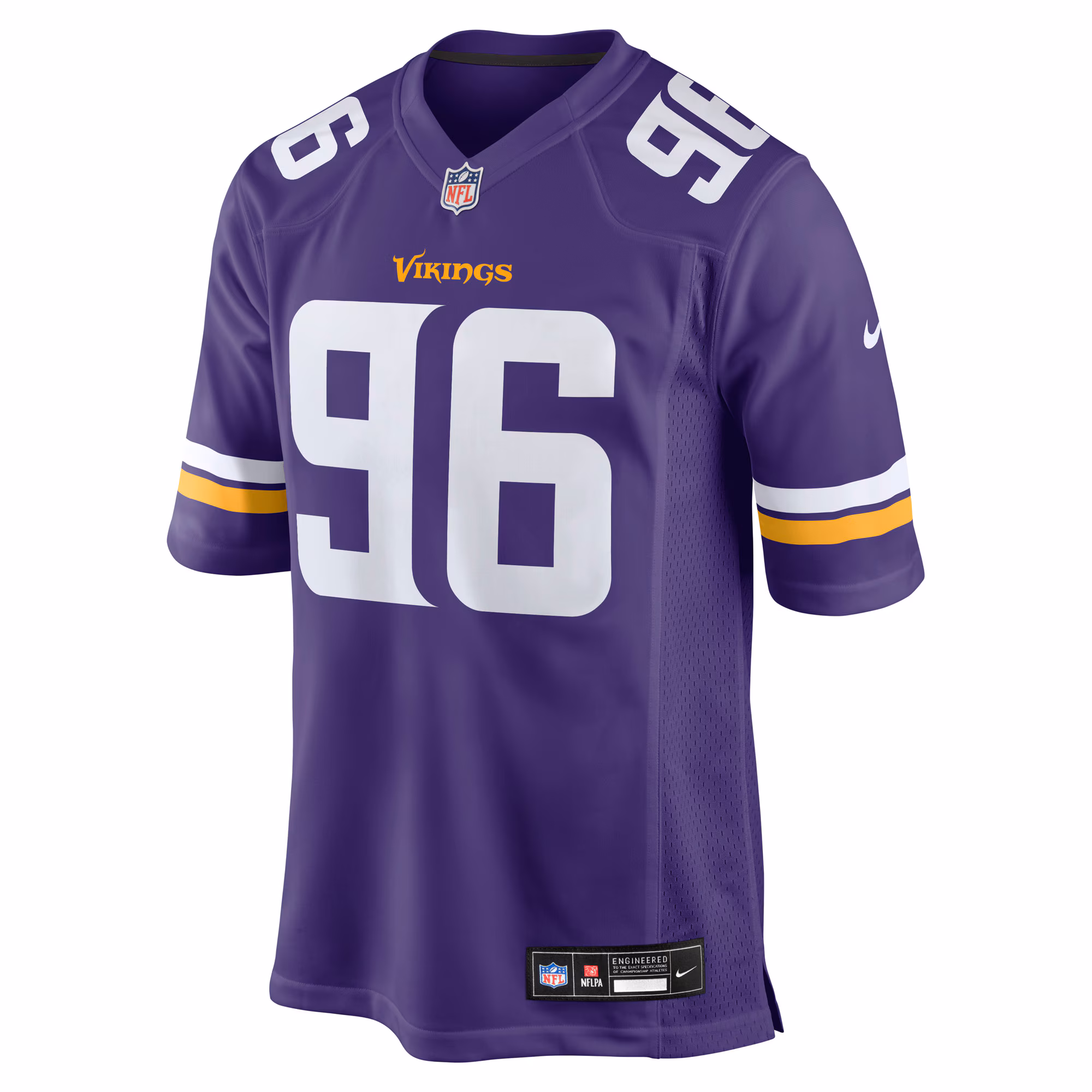 Men's Minnesota Vikings Tyler Batty  Purple Team Game Jersey