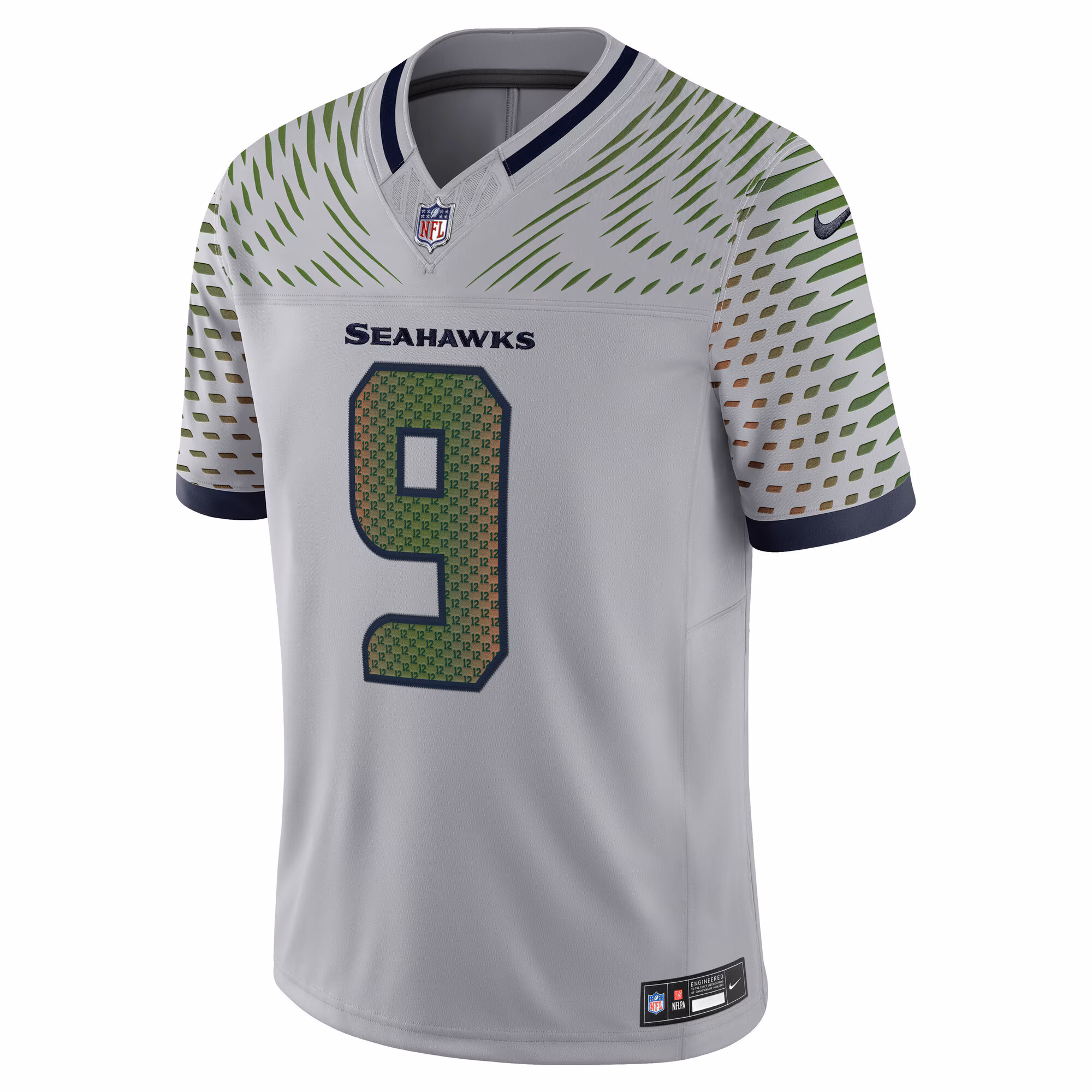Men's Seattle Seahawks Kenneth Walker III  Wolf Gray 2025 Rivalries Collection Limited Jersey