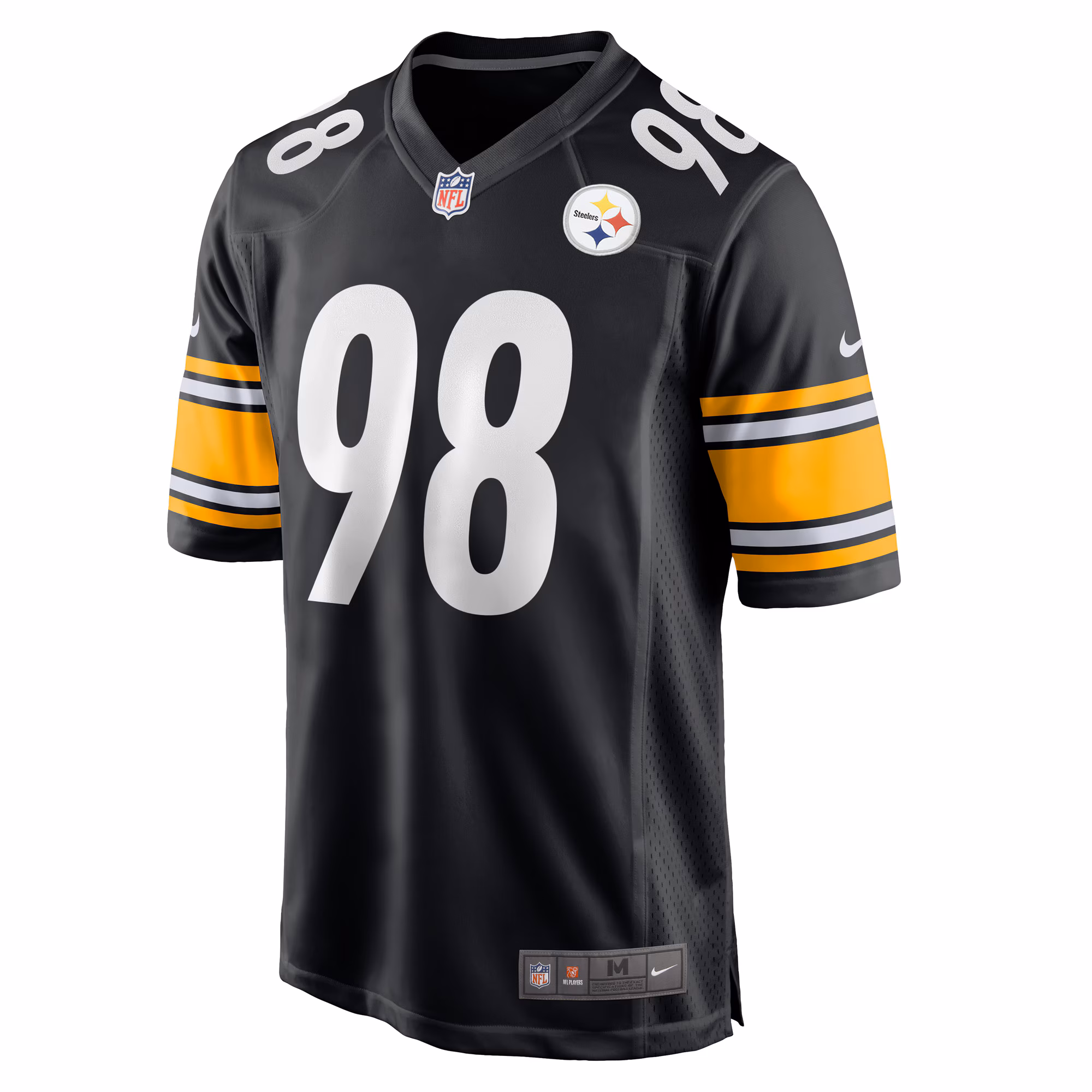 Men's Pittsburgh Steelers DeMarvin Leal  Black Game Player Jersey