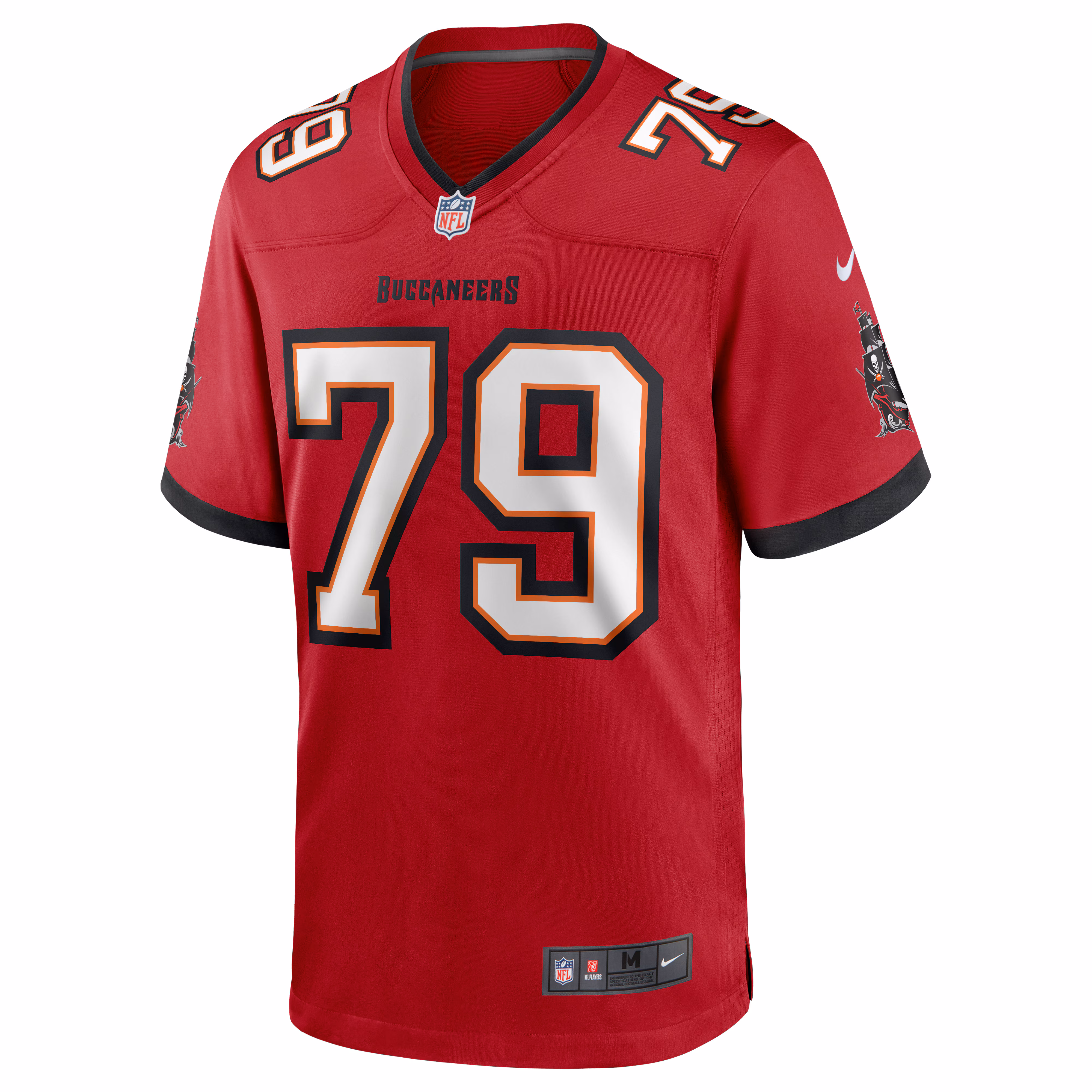 Men's Tampa Bay Buccaneers Patrick O'Connor  Red Game Jersey