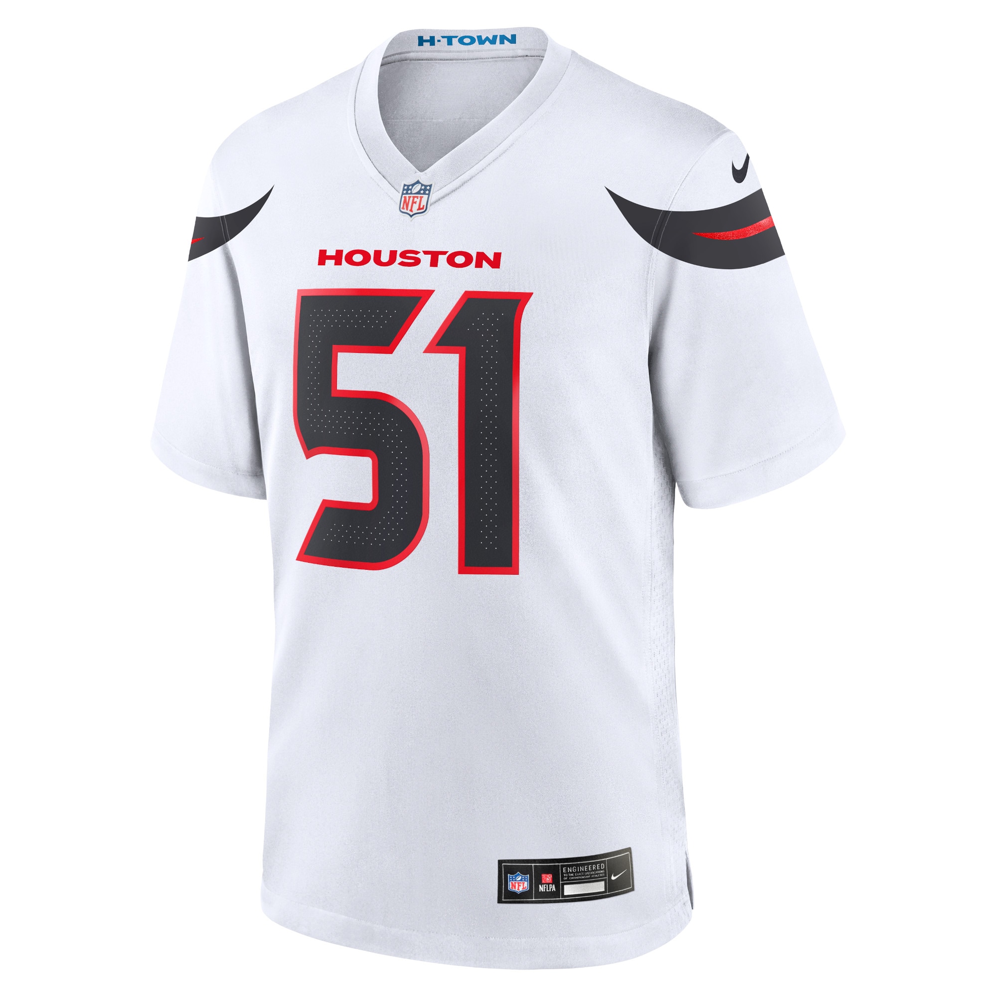 Men's Houston Texans Will Anderson Jr.  White Game Jersey