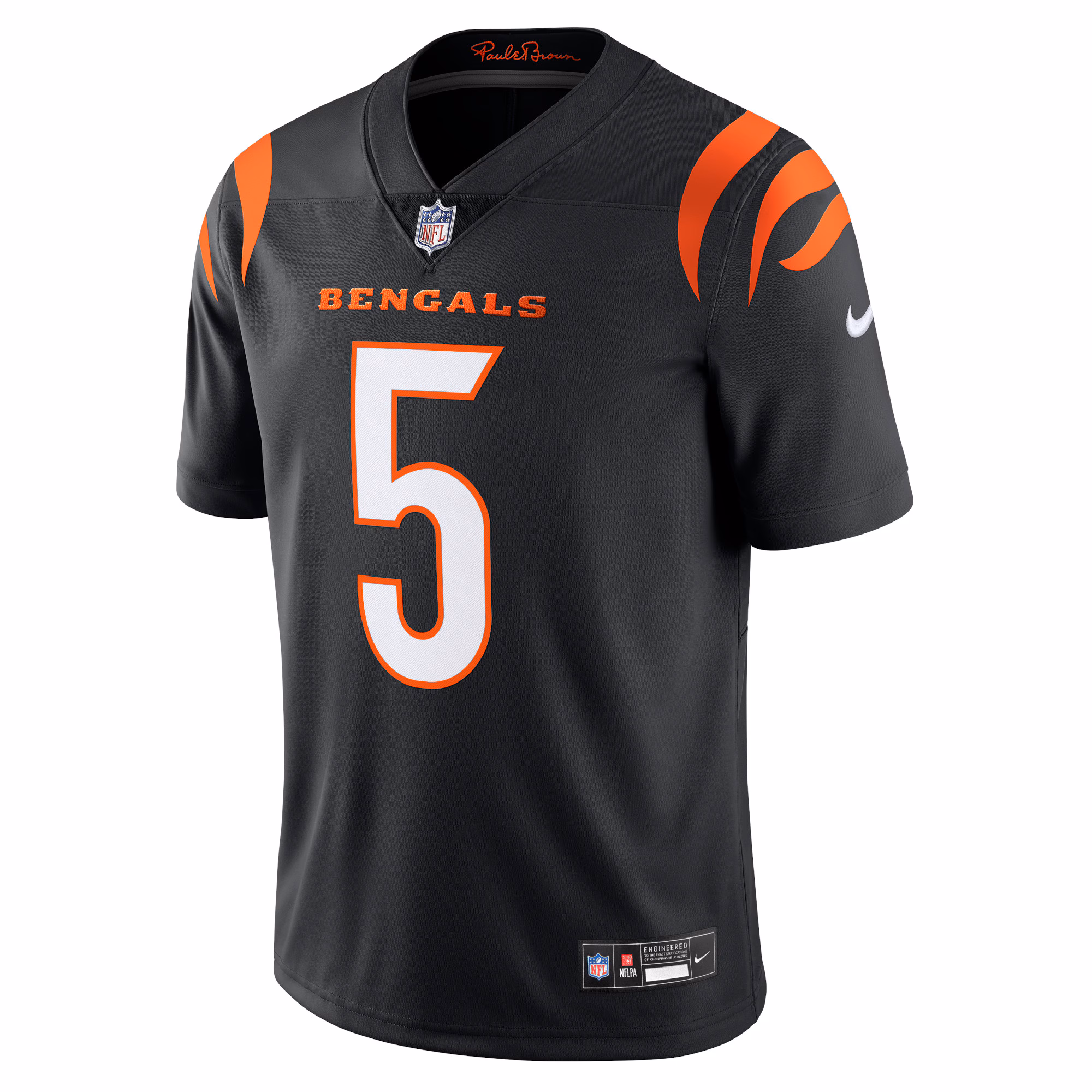 Men's Cincinnati Bengals Tee Higgins  Black Vapor Untouchable Limited Jersey