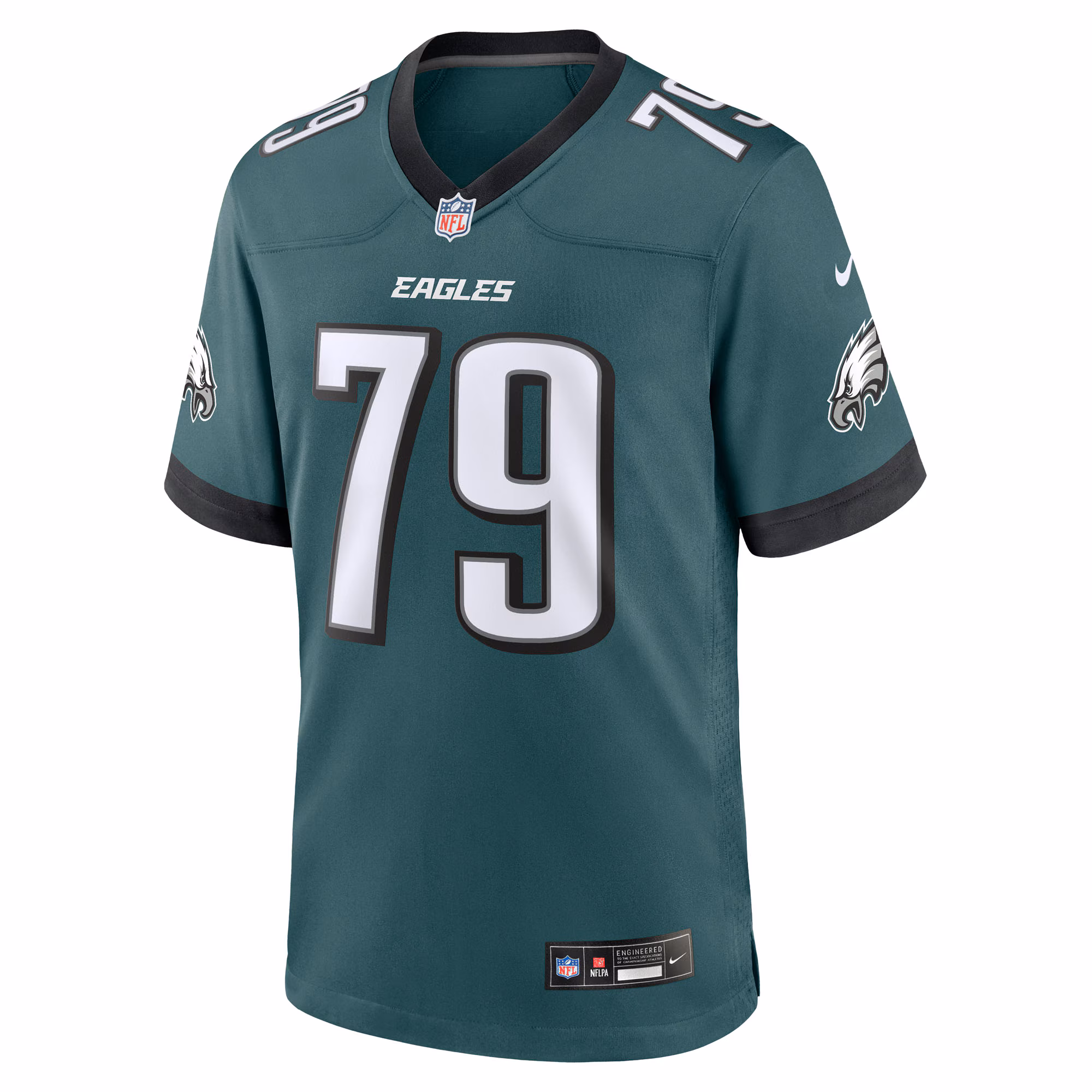 Men's Philadelphia Eagles Matt Pryor  Midnight Green Team Game Jersey