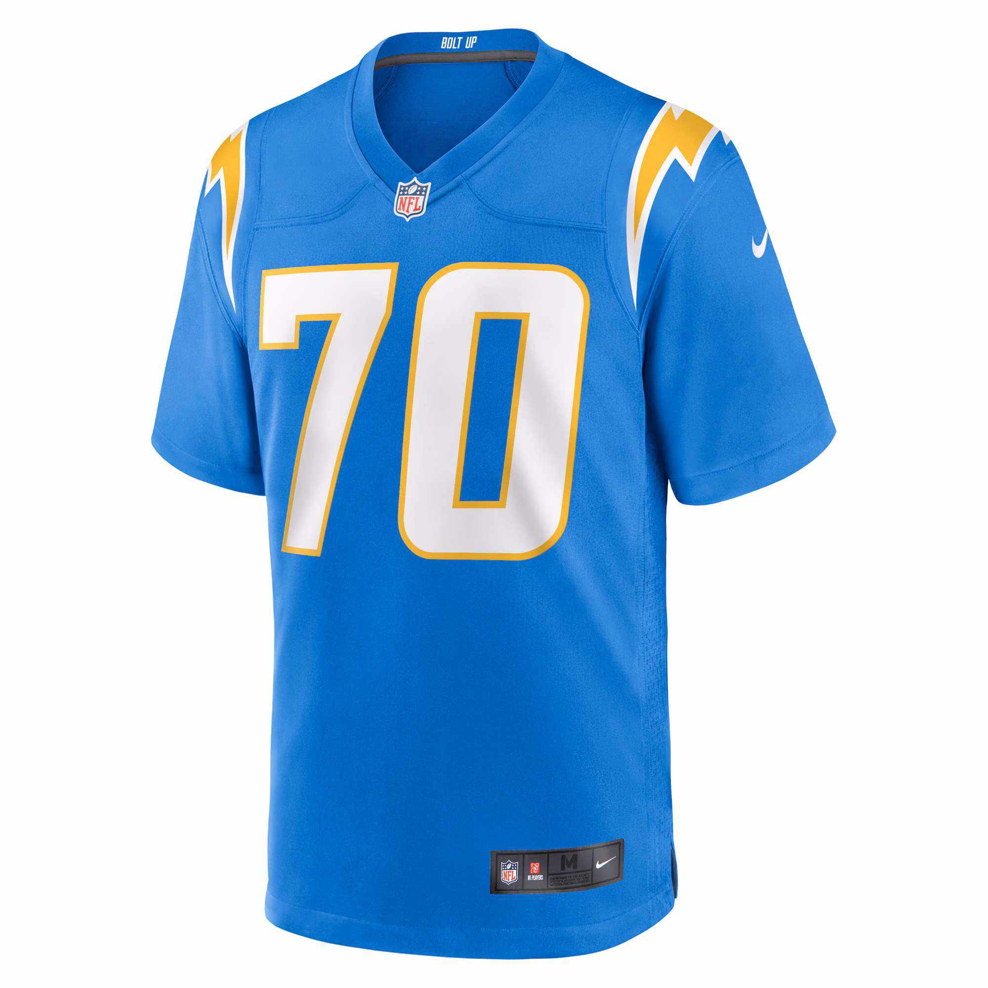 Men's Los Angeles Chargers Rashawn Slater  Powder Blue Game Jersey
