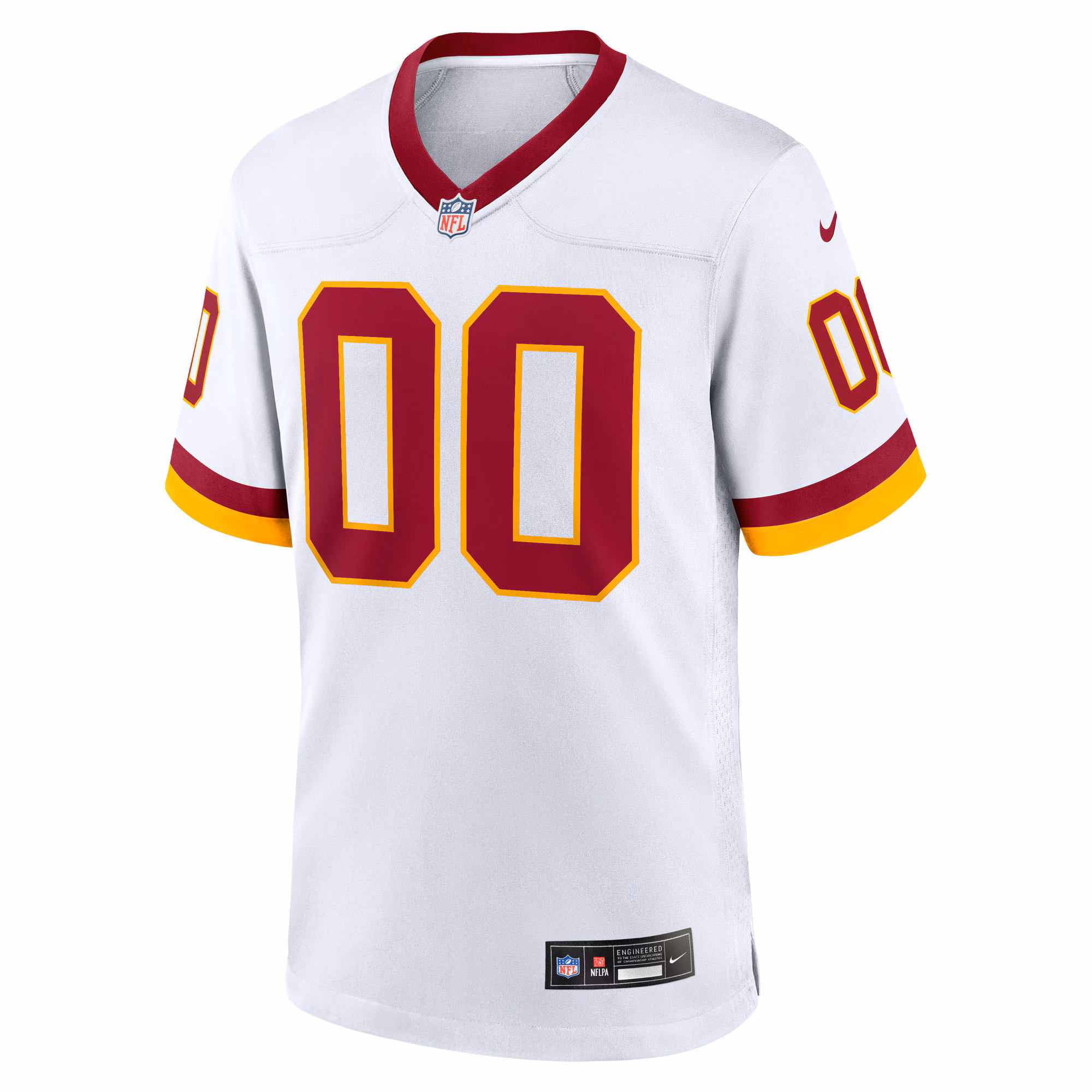 Men's Washington Commanders  White Game Super Bowl Era Custom Jersey