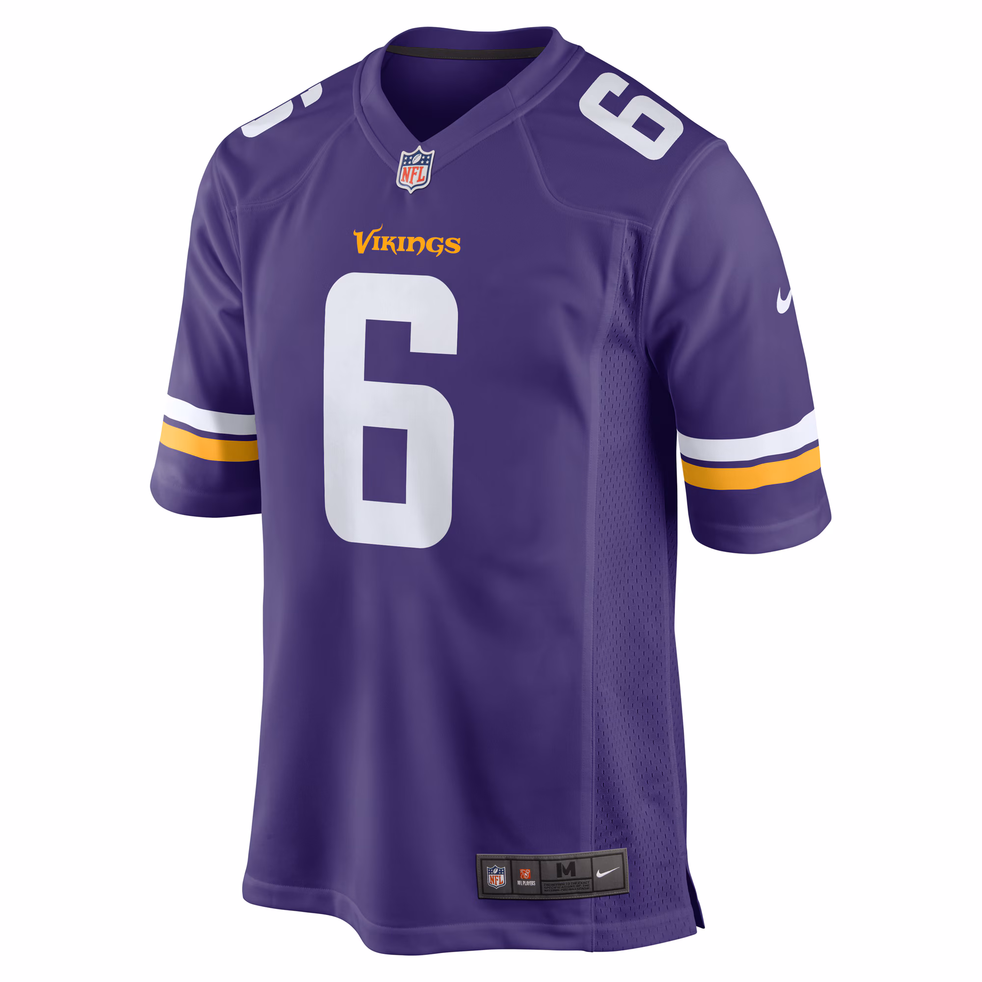 Men's Minnesota Vikings Brian Asamoah II  Purple Game Jersey
