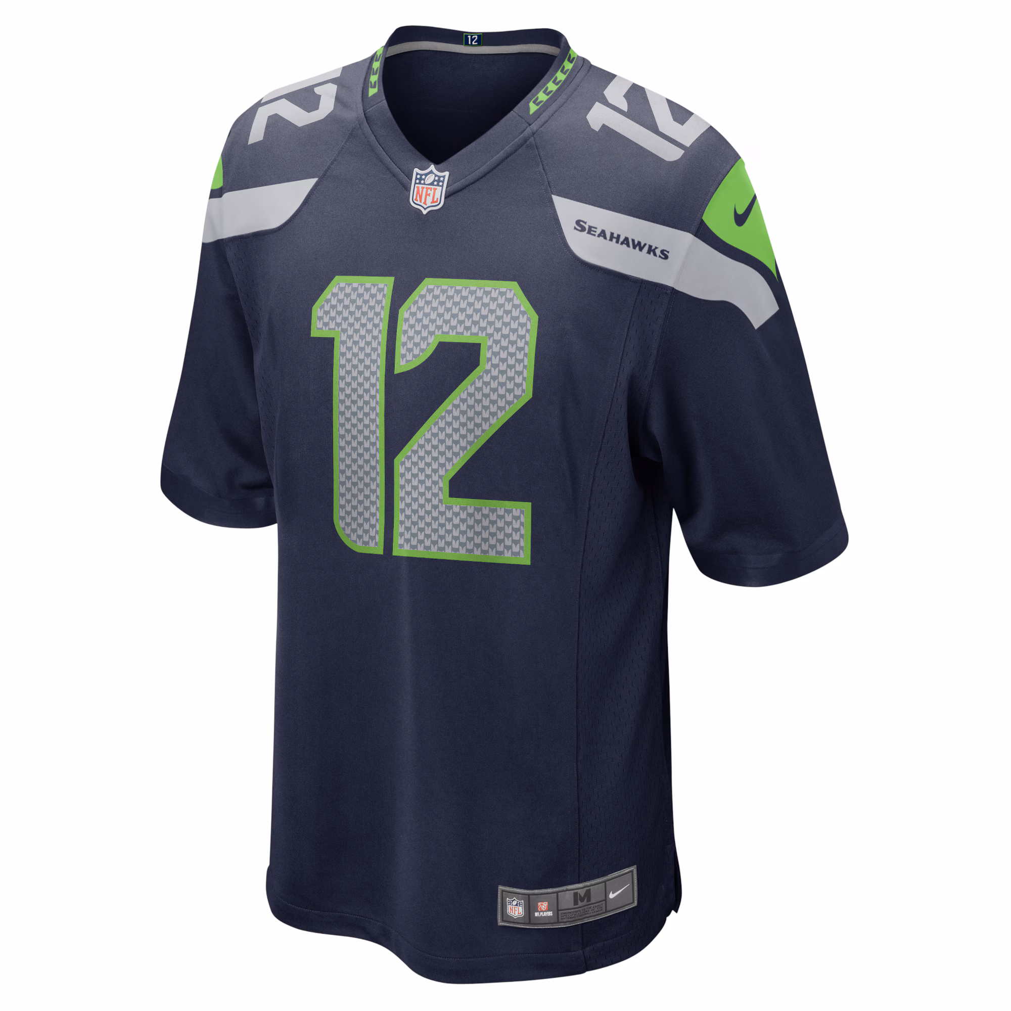 Men's Seattle Seahawks 12s  College Navy Game Team Jersey