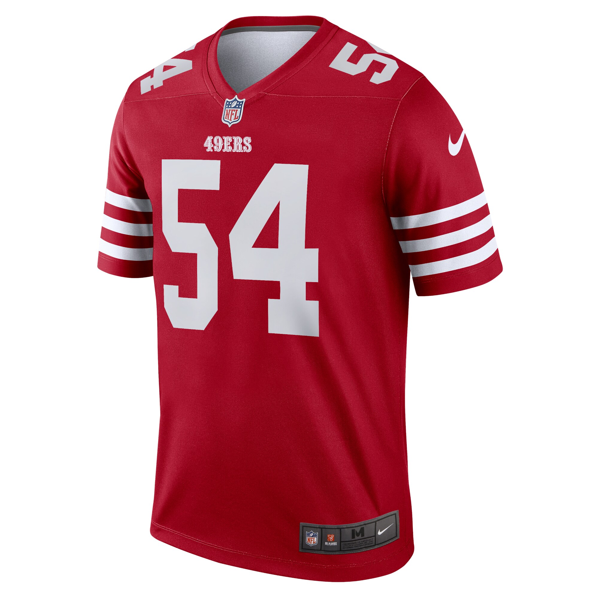 Men's San Francisco 49ers Fred Warner  Scarlet Legend Player Performance Top