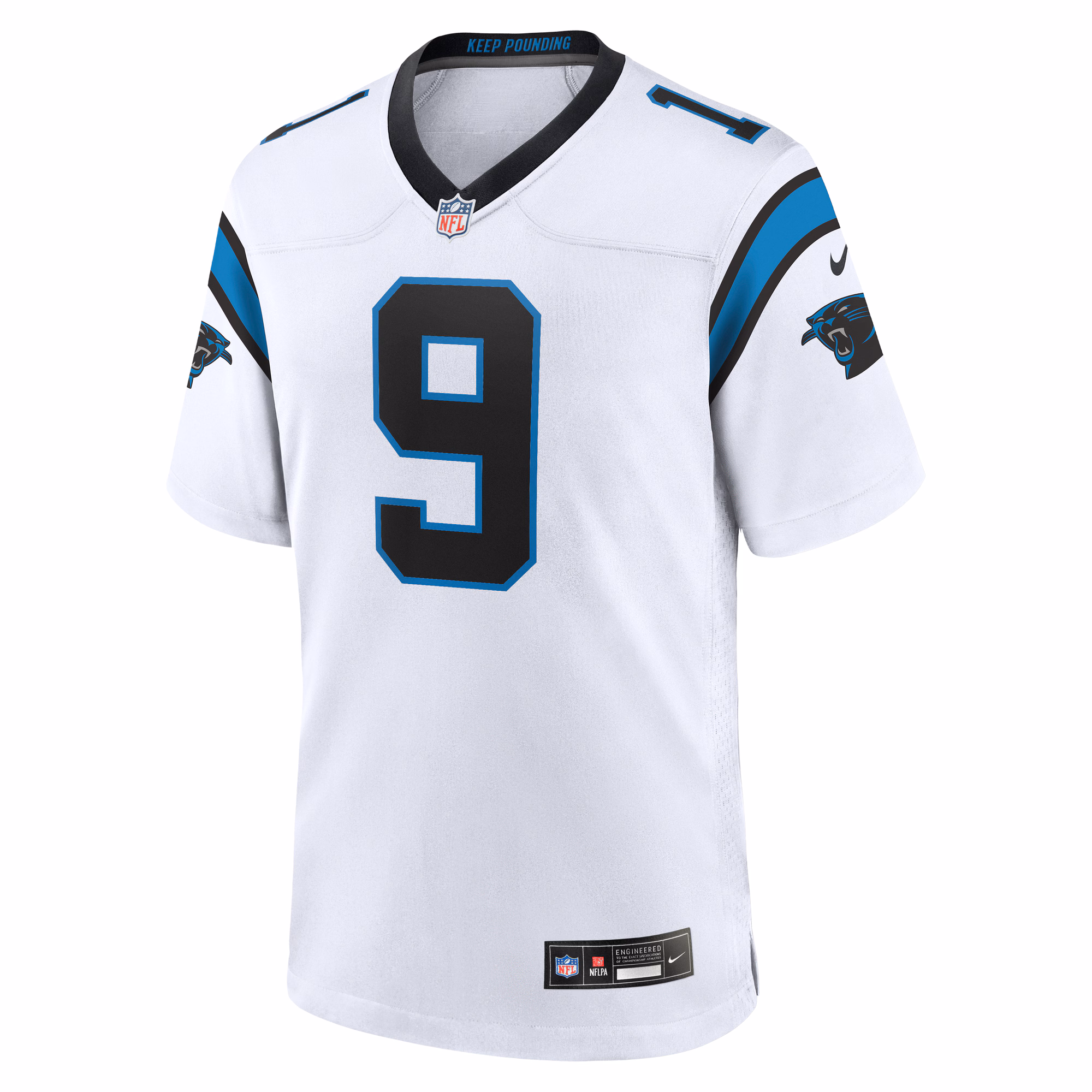 Men's Carolina Panthers Bryce Young  White Game Jersey
