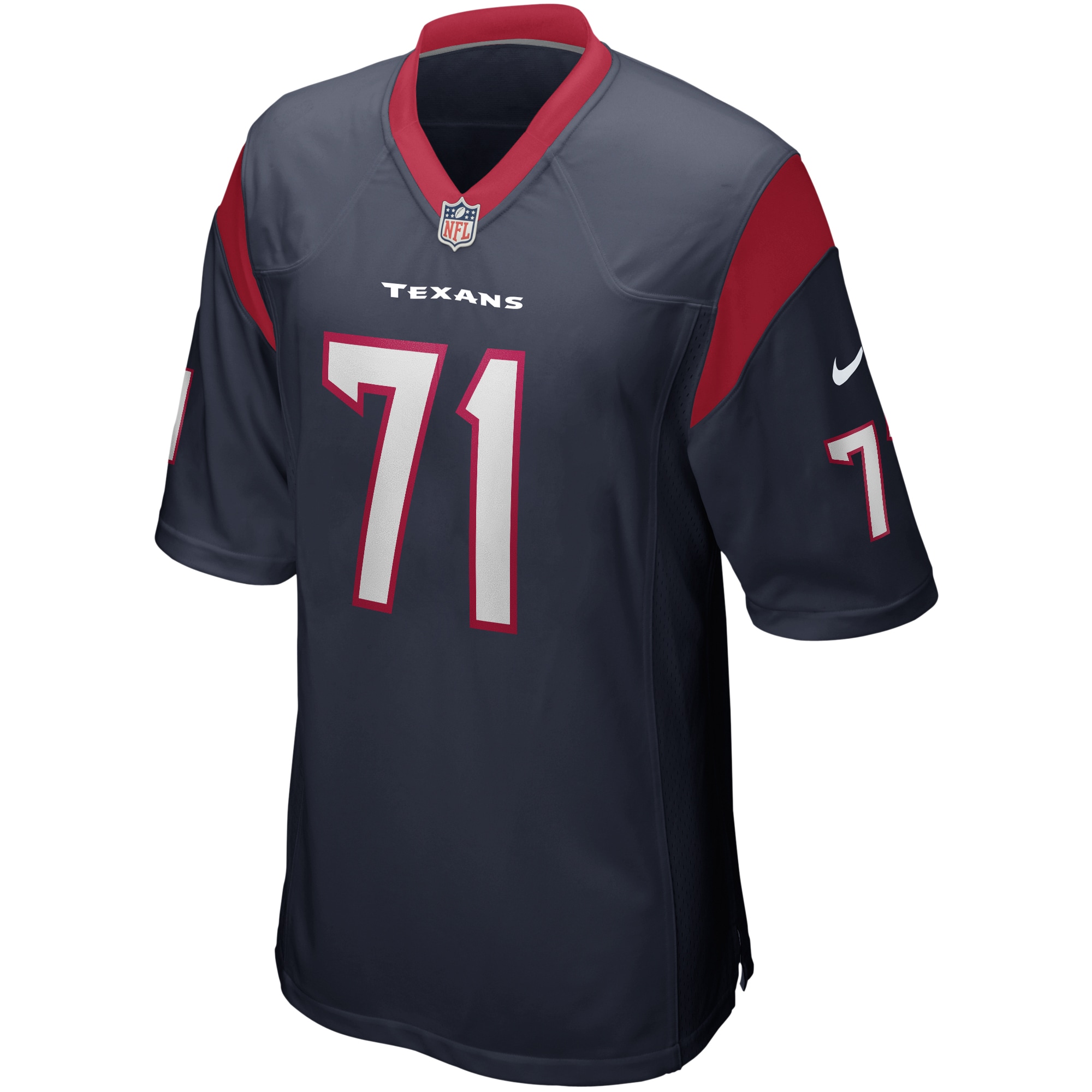 Men's Houston Texans Tytus Howard  Navy Game Jersey
