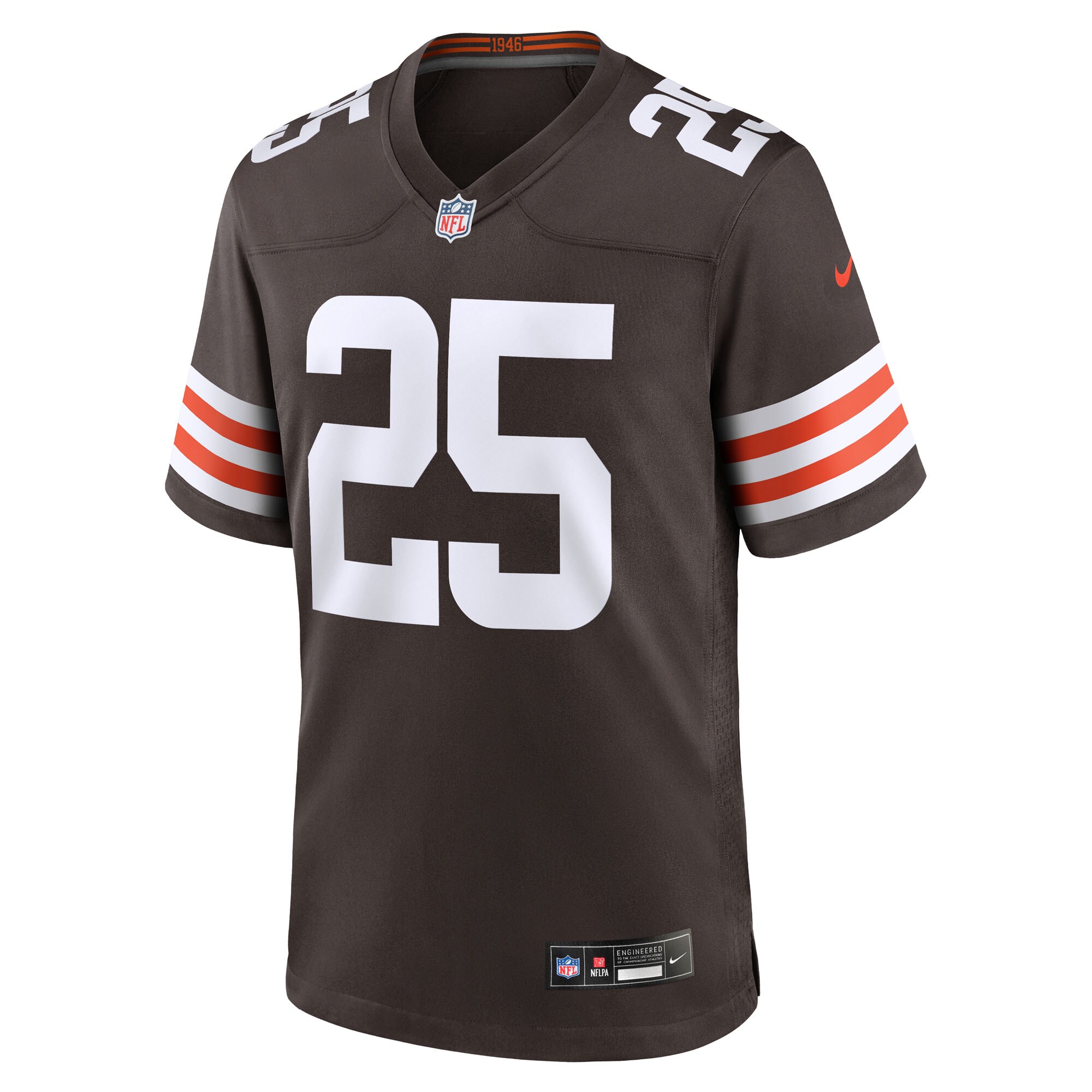 Men's Cleveland Browns Andre Szmyt  Brown Team Game Jersey