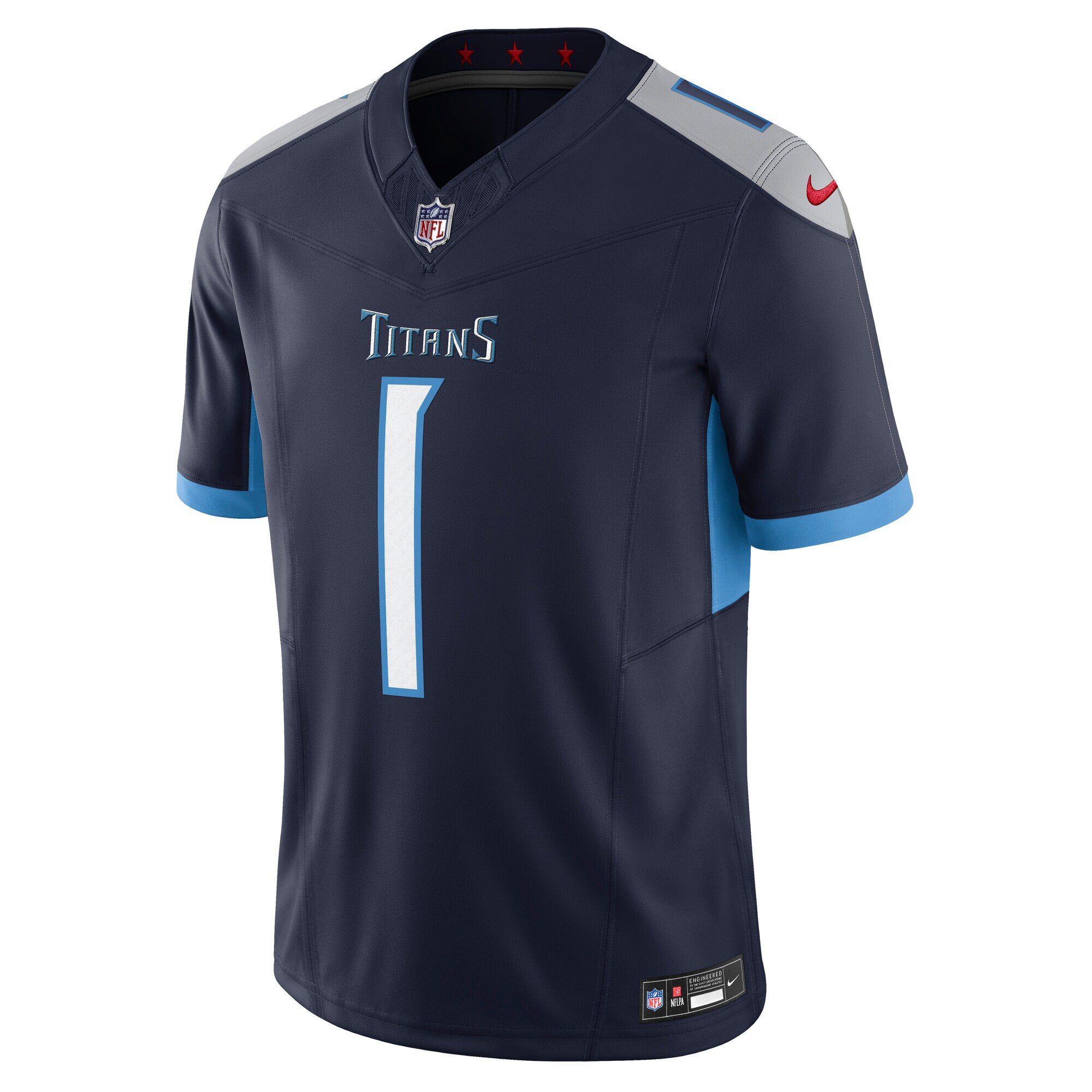 Men's Tennessee Titans Cameron Ward  Navy Alternate Limited Jersey