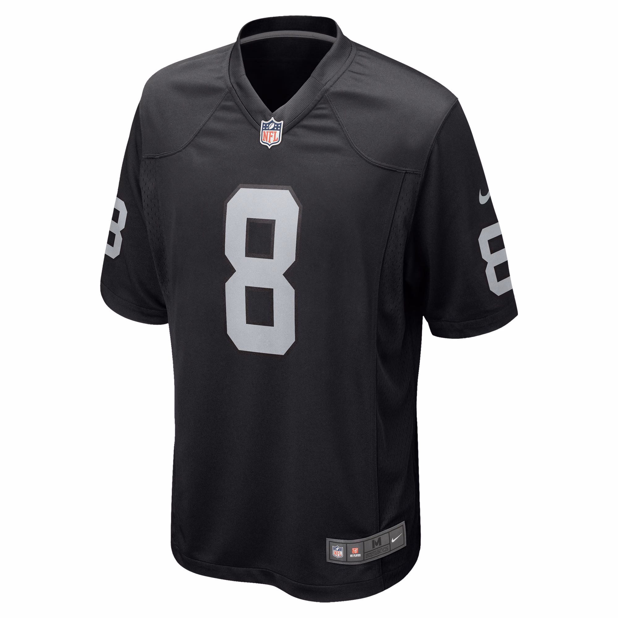 Men's Las Vegas Raiders Ameer Abdullah  Black Team Game Jersey